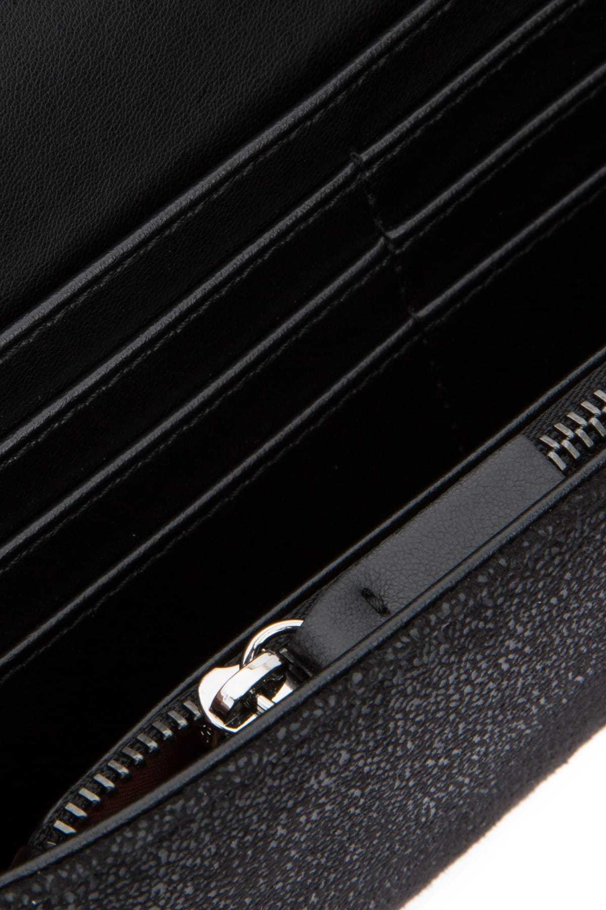 Stella Mccartney Falabella Continental Wallet In Black