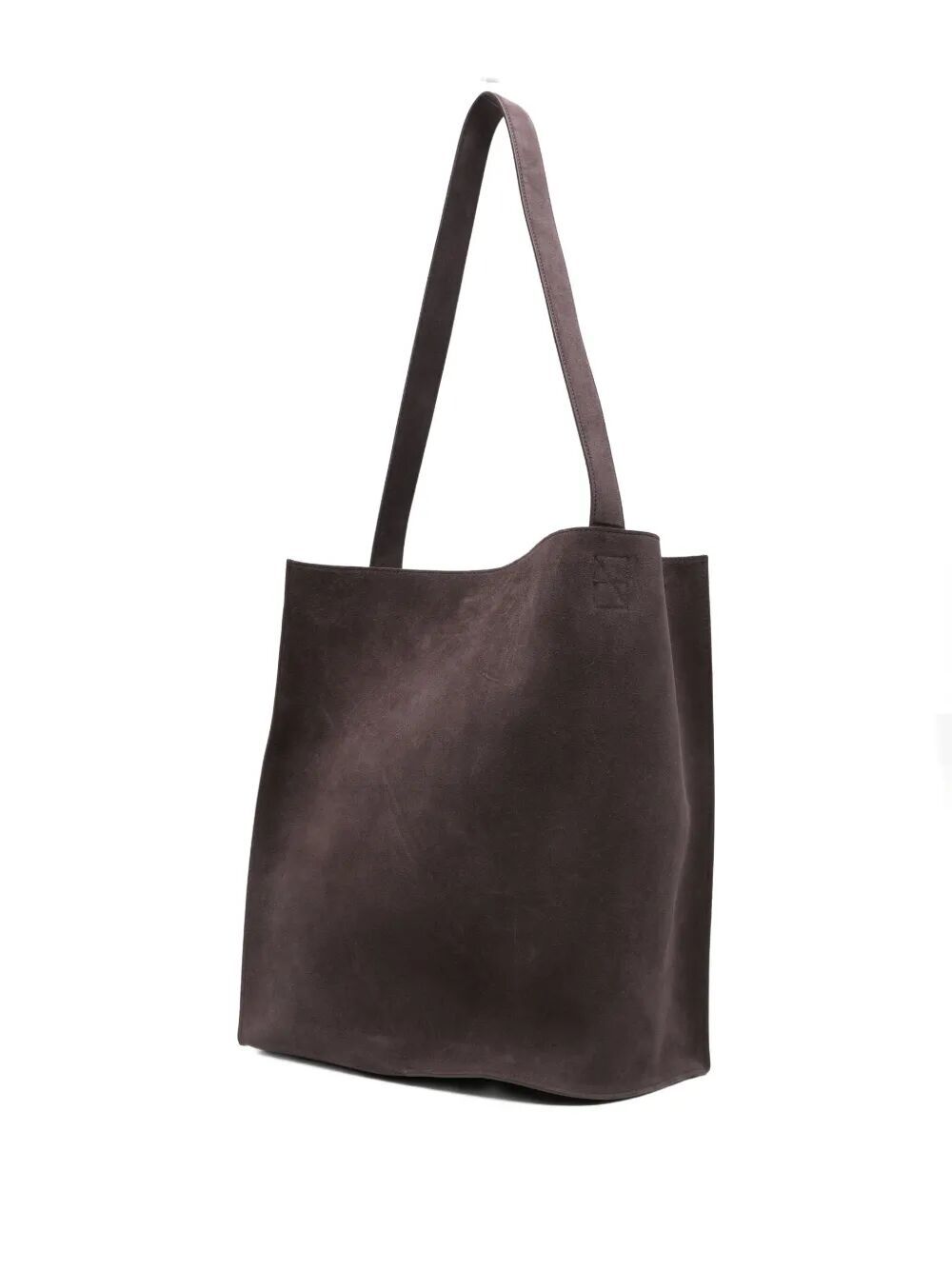 Studio Nicholson Suede Shoulder Bag In Brown