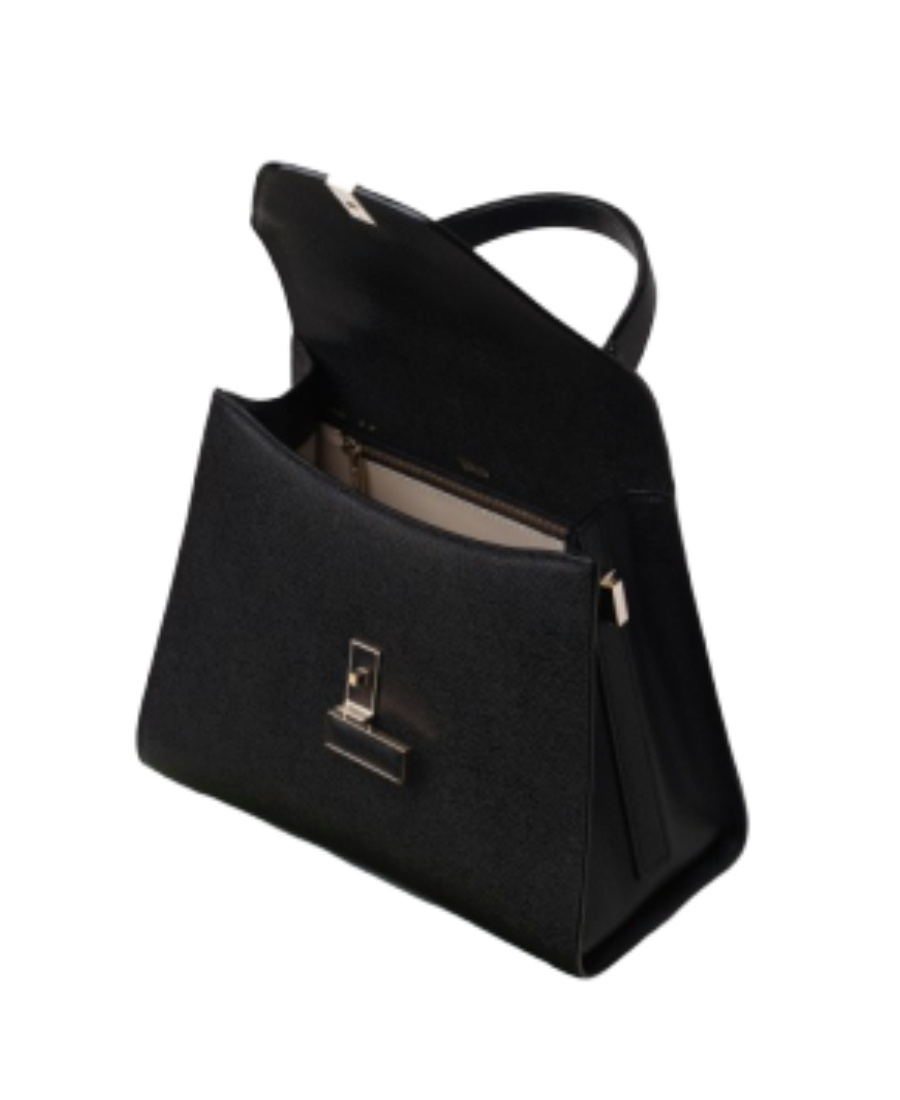 Valextra Mini Iside Top-handle Bag In Black