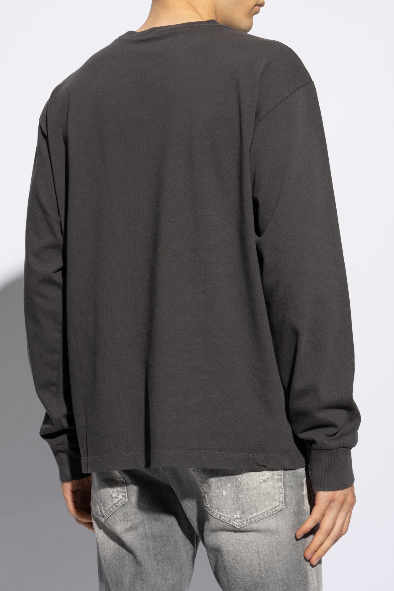 Dsquared2 Icon Drop-shoulder Cotton T-shirt In Black