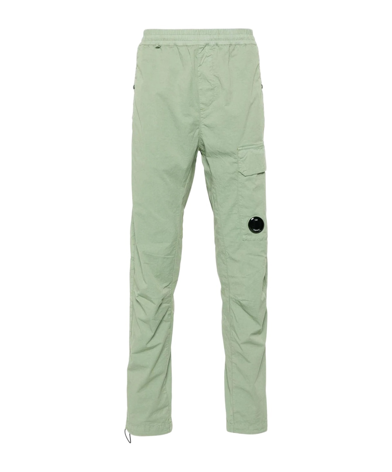 C.p. Company Mens Chrome Relaxed-fit Cargos Trousers Seagrass In Gray