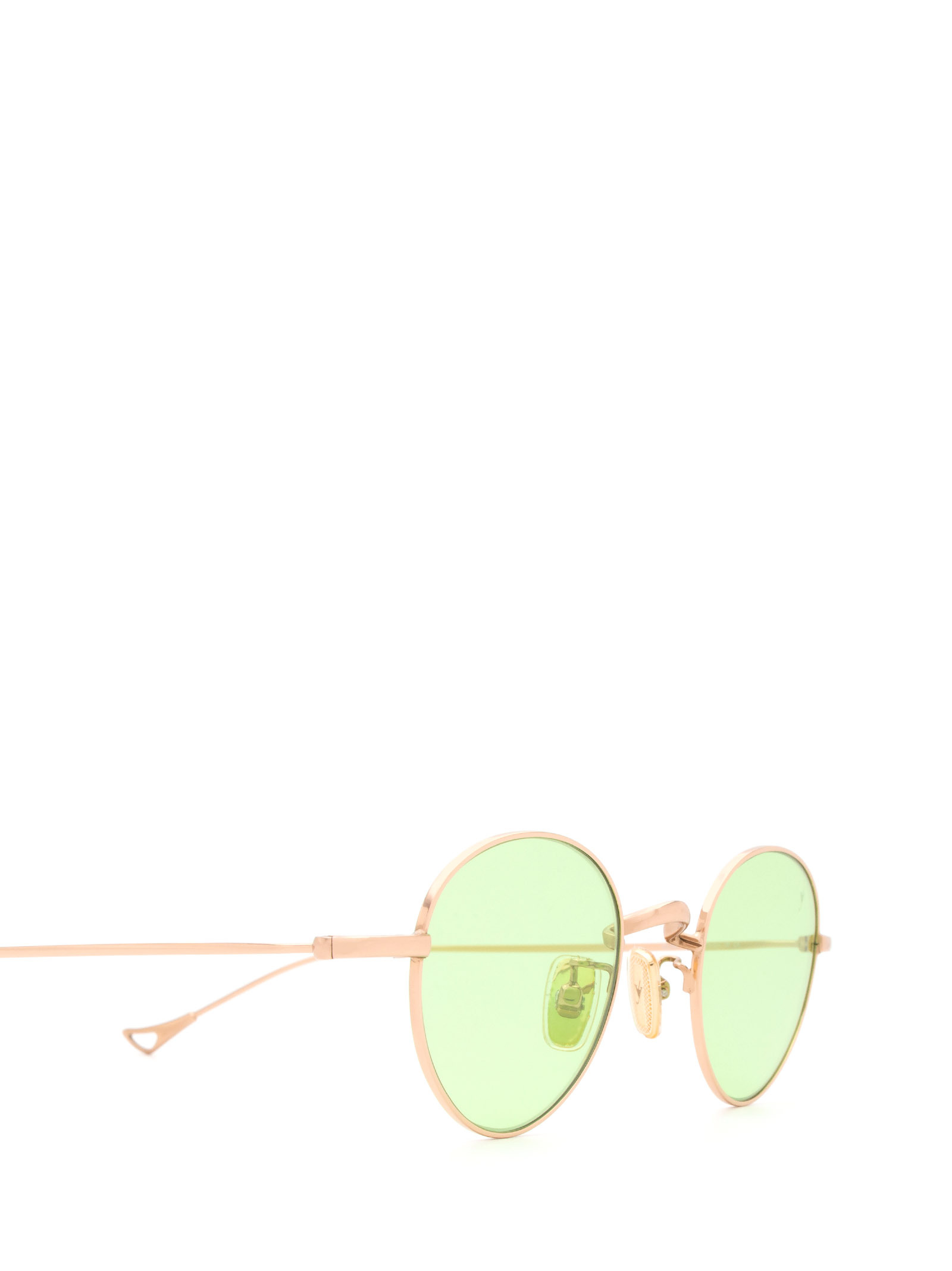 Eyepetizer Round Frame Sunglasses In Nude