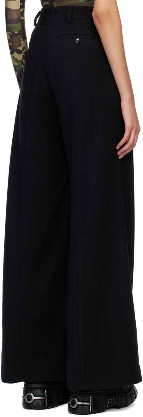 Vetements Logo Casual Pants In Black