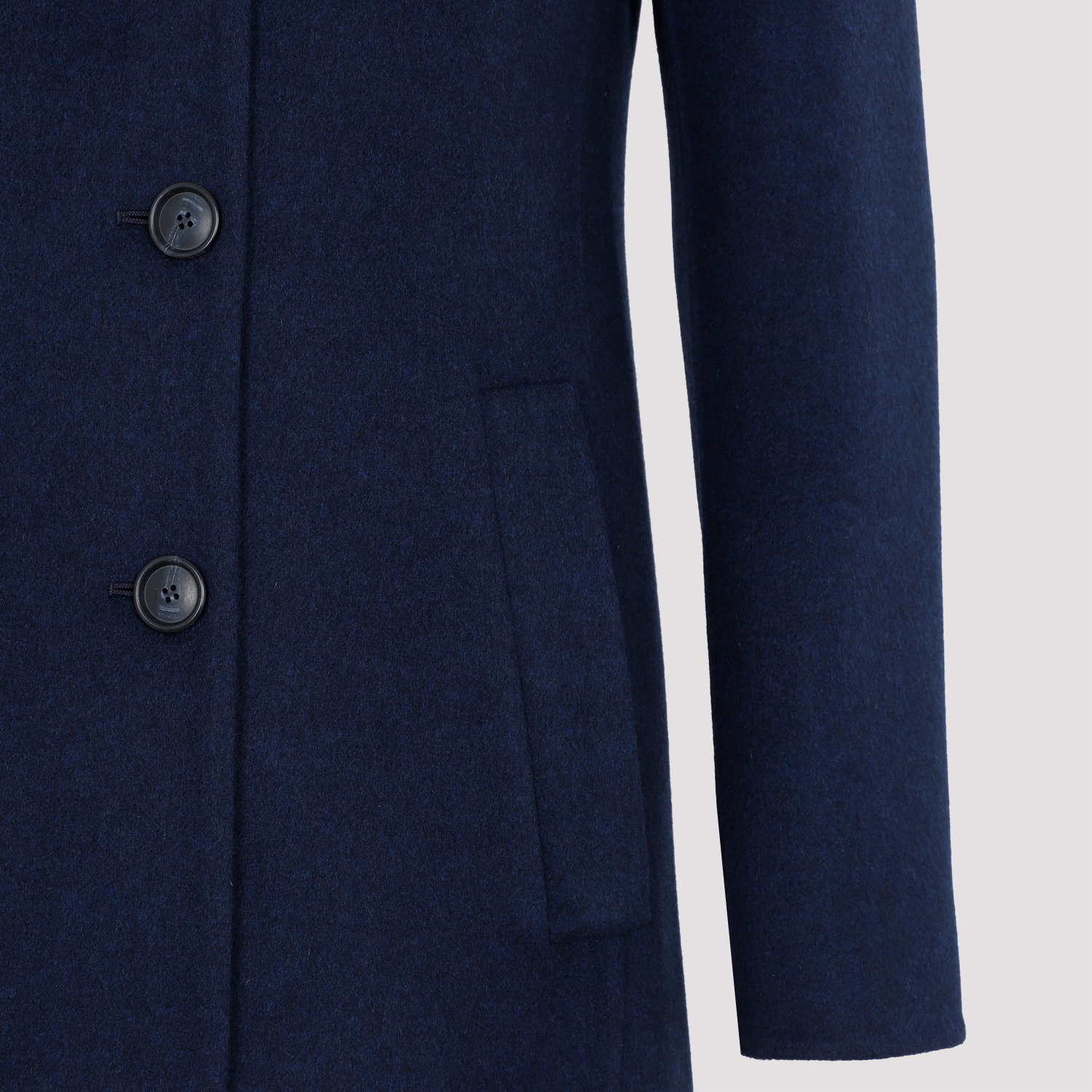 Akris Faby Cashmere Coat In Black