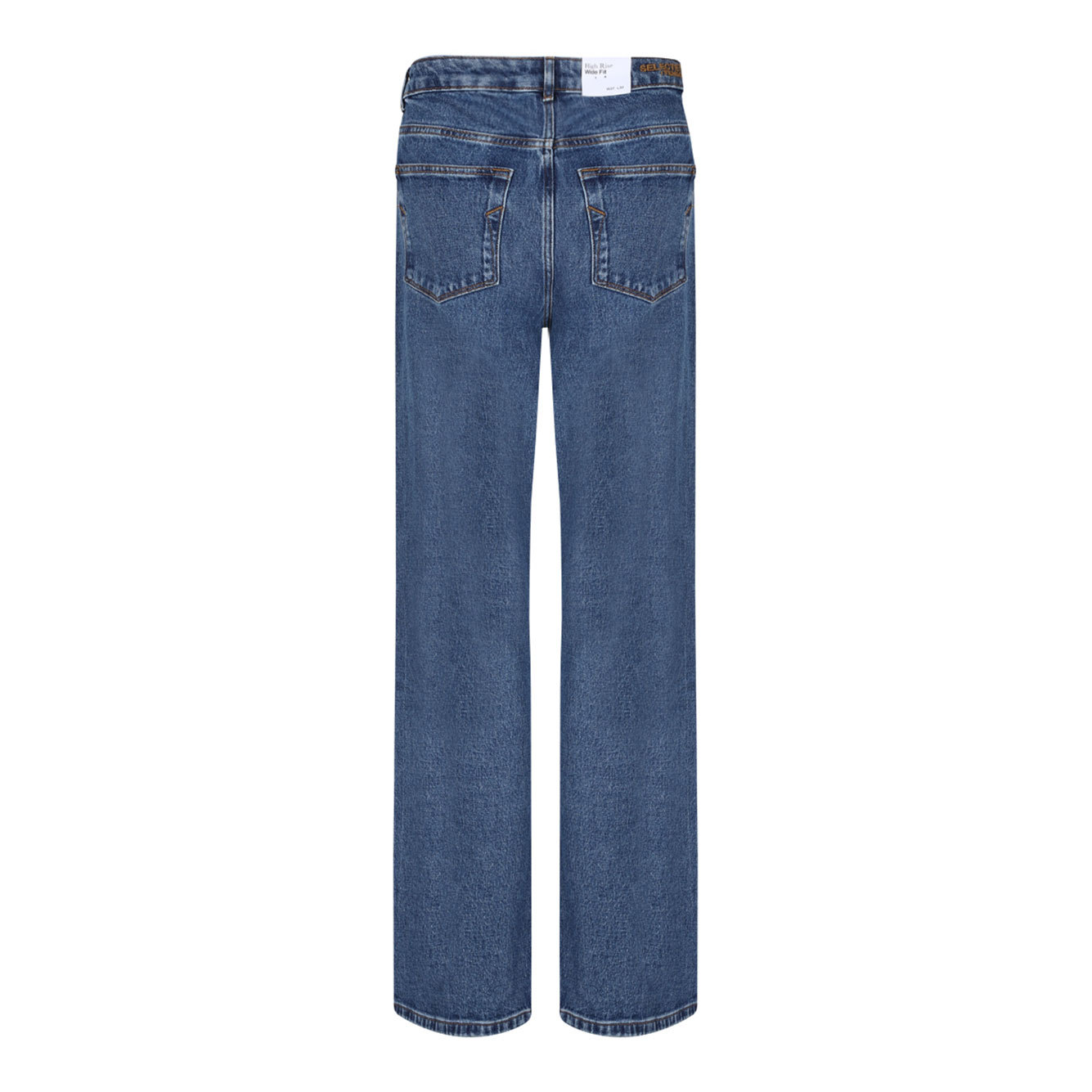 Selected Denim Trousers With Belt Loops