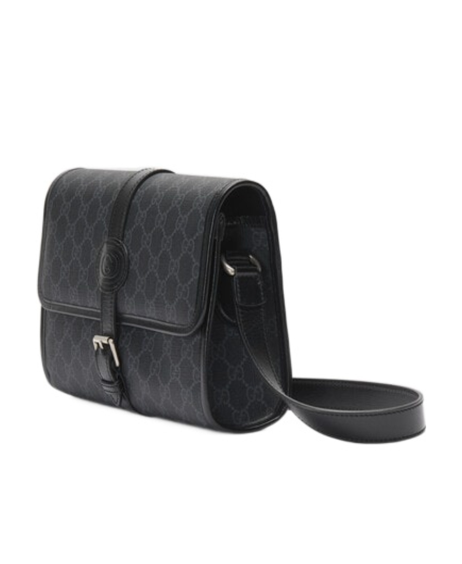 Gucci Gg-canvas Messenger Bag In Black