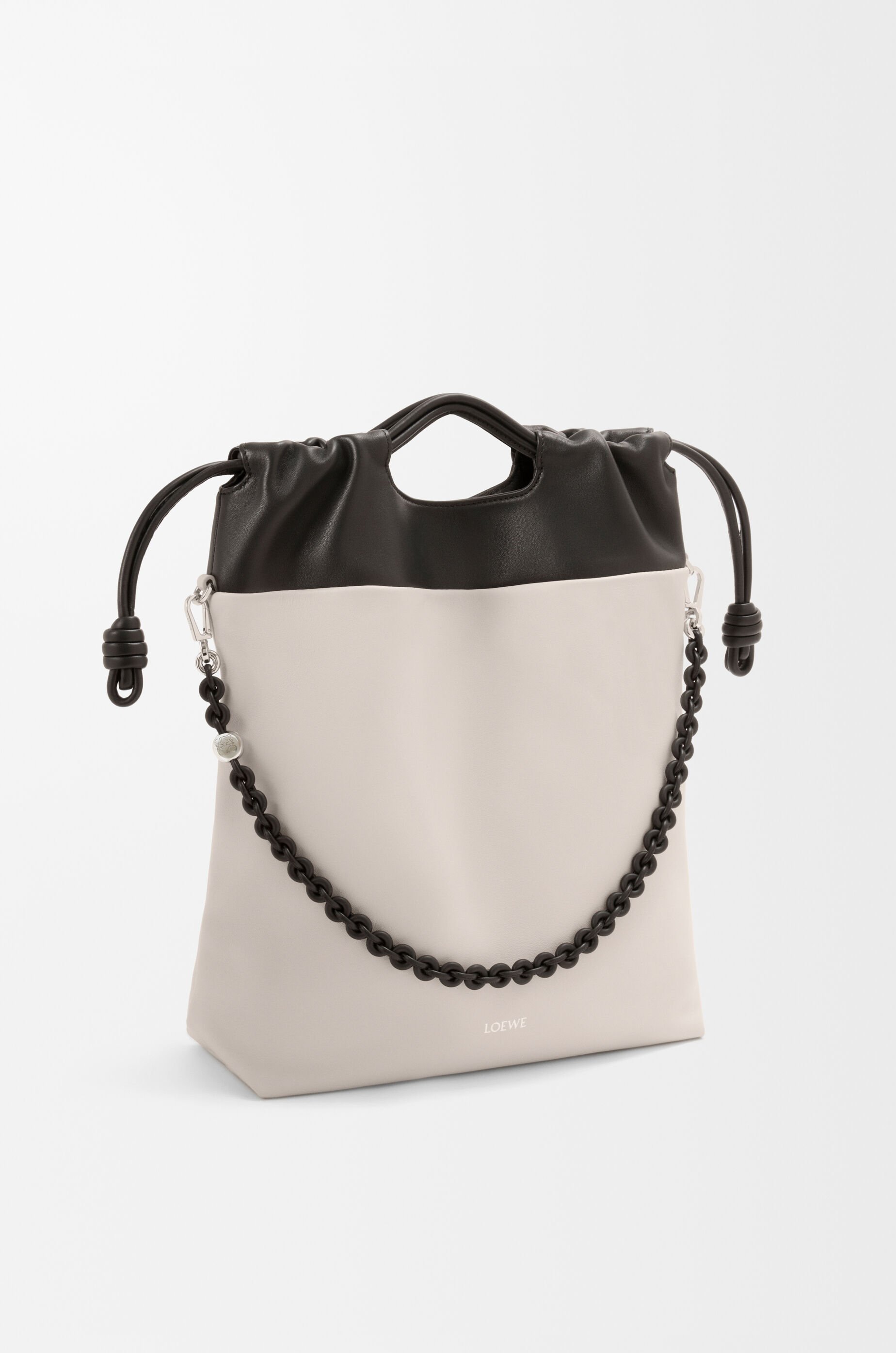 Loewe Flamenco Shoulder Bag In White