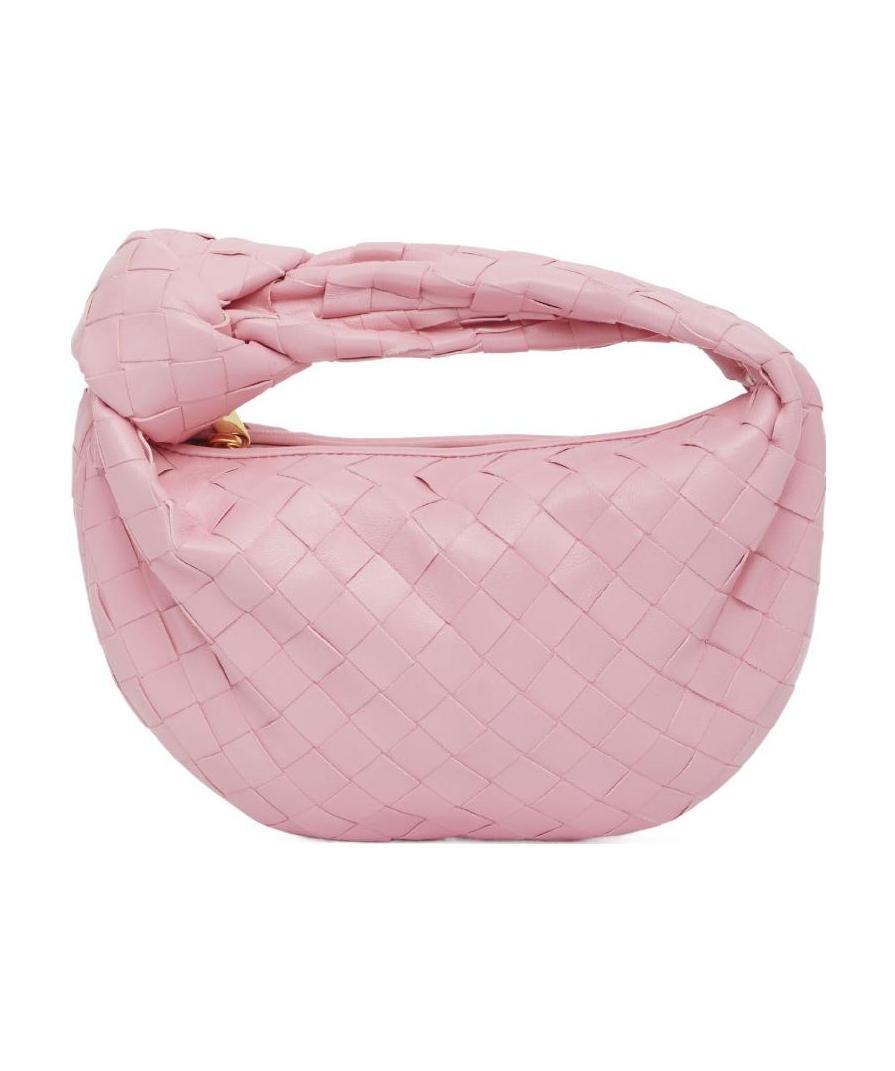 Bottega Veneta Mini Jodie Top-handle Bag In Pink