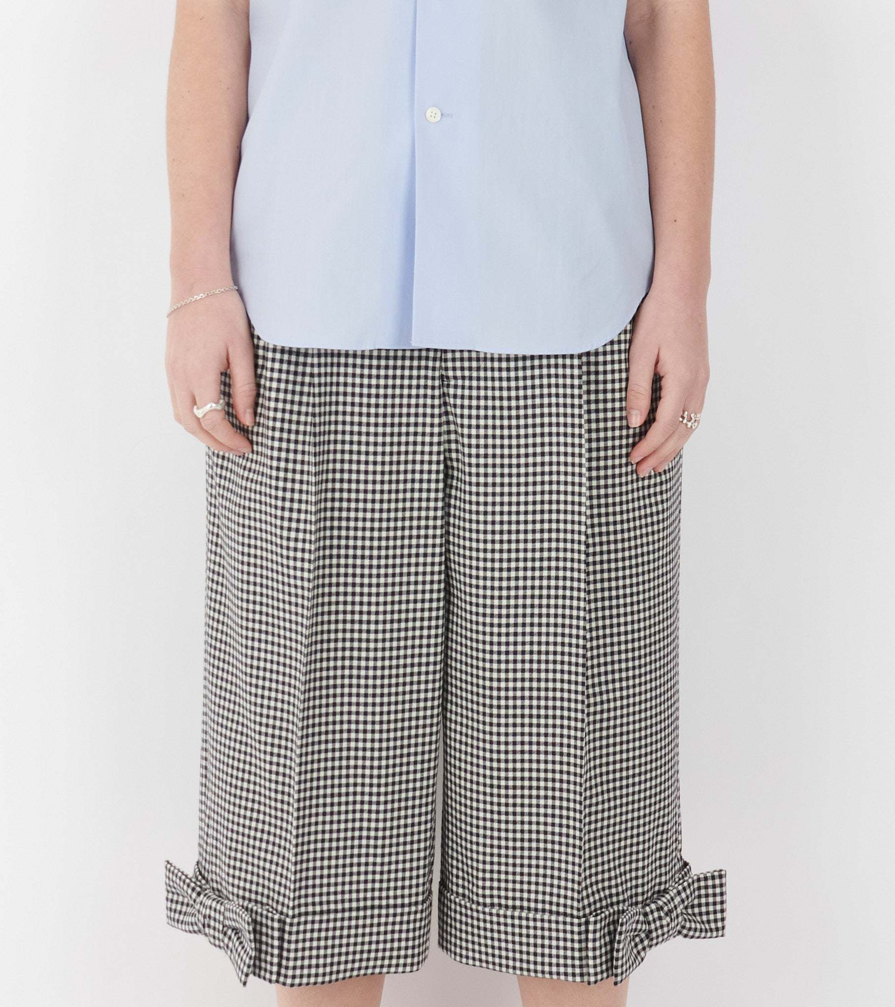 COMME DES GARÇONS PLAID SHORTS