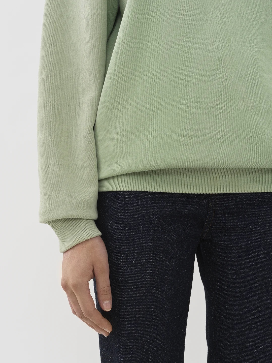Chloé Logo Sweater In Green