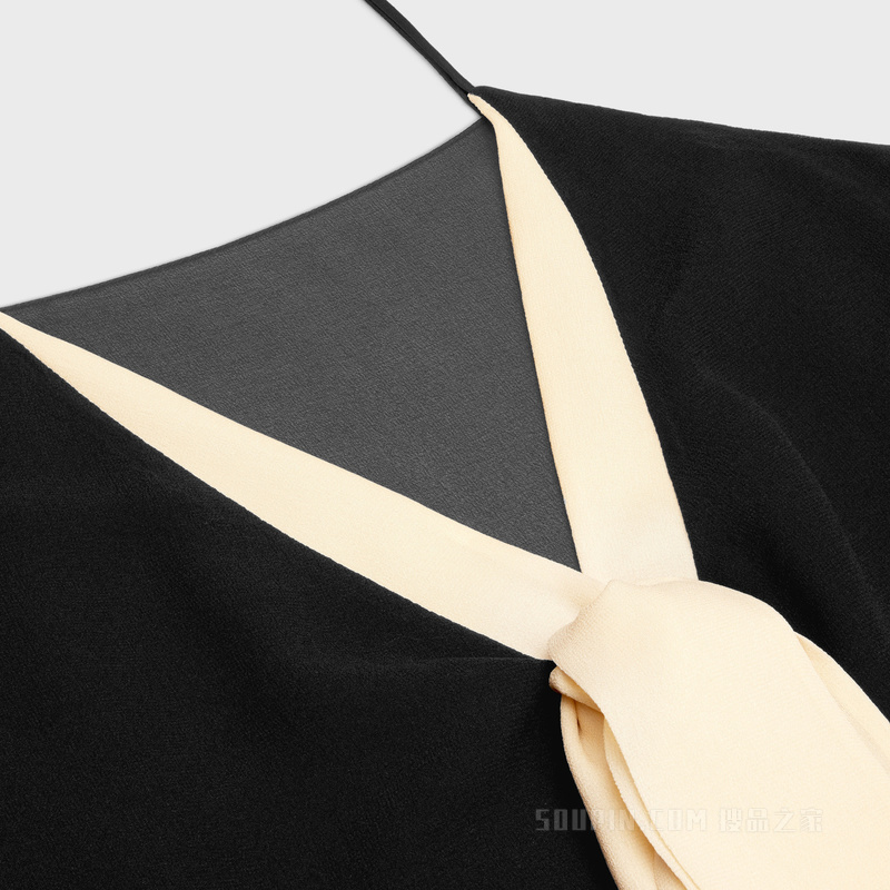 Celine Sling Dress In Black