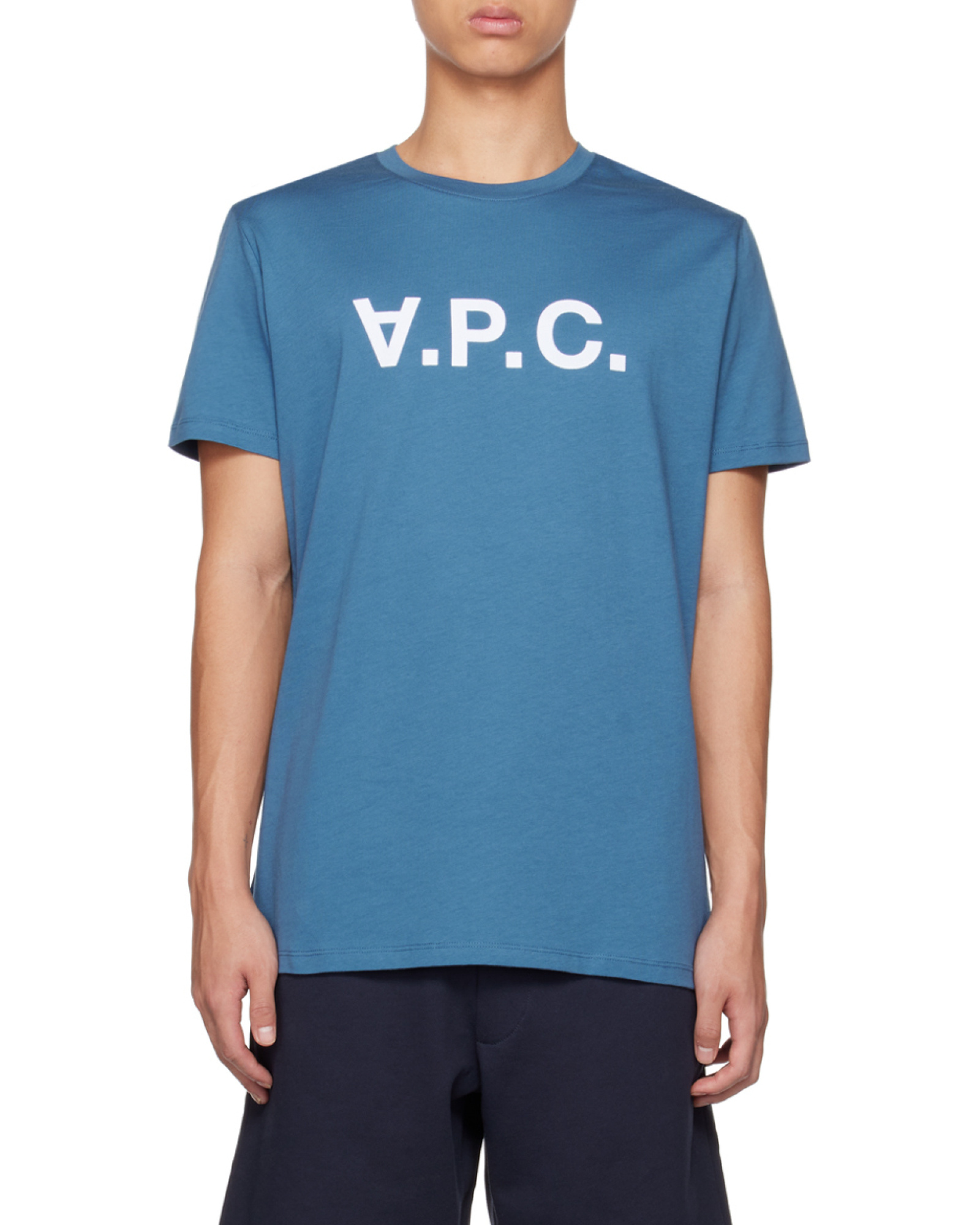 APC A.P.C. VPC LOGO FLOCKED T-SHIRT