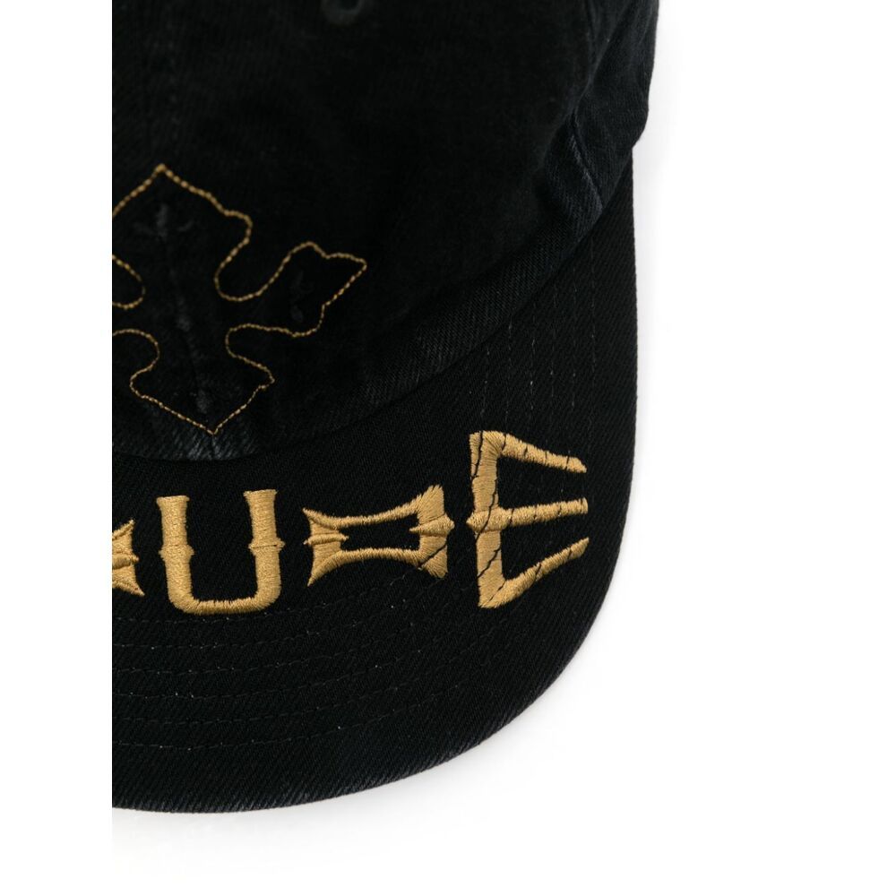Rhude Logo-.embroidered Cap In Black