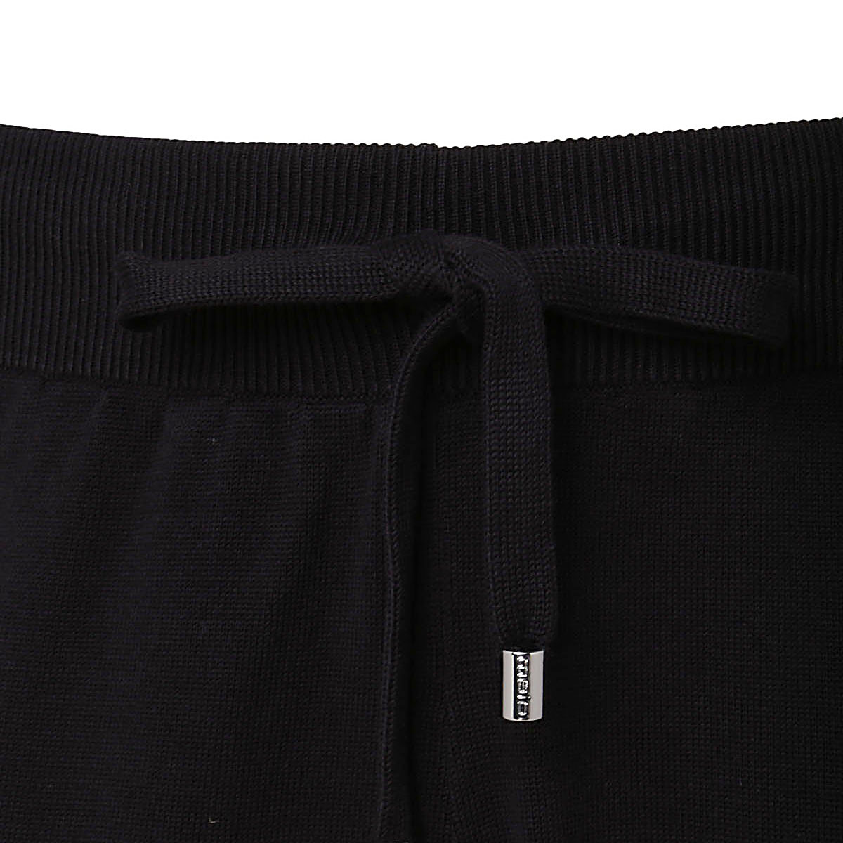 Malo Tapered Drawstring Track Pants In Black