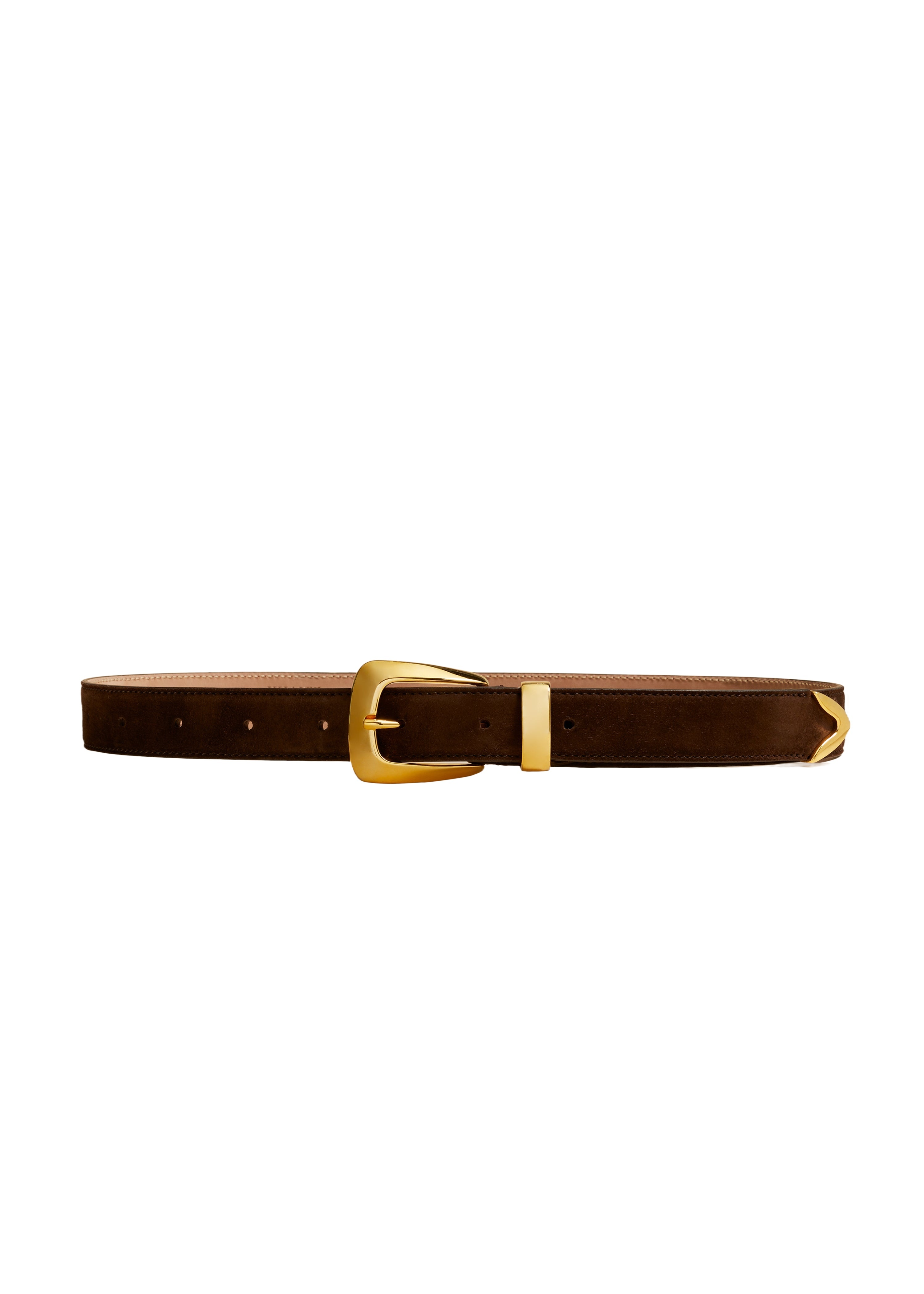 Khaite Adjustable Waist Belt In Brown
