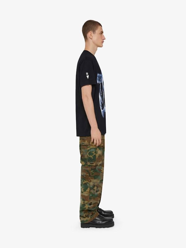 Givenchy Graphic Printed T-shirt In Black