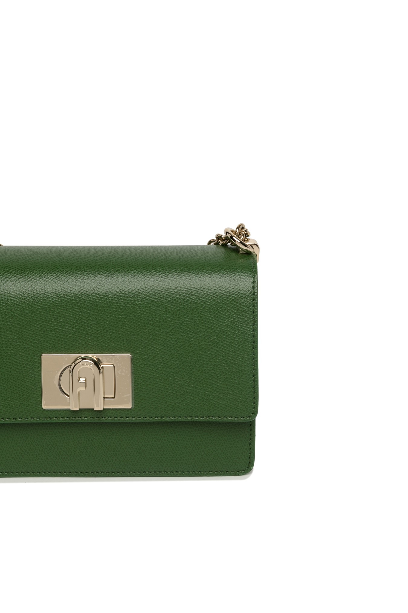 Furla Adjustable Shoulder Strap Shoulder Bag In Green