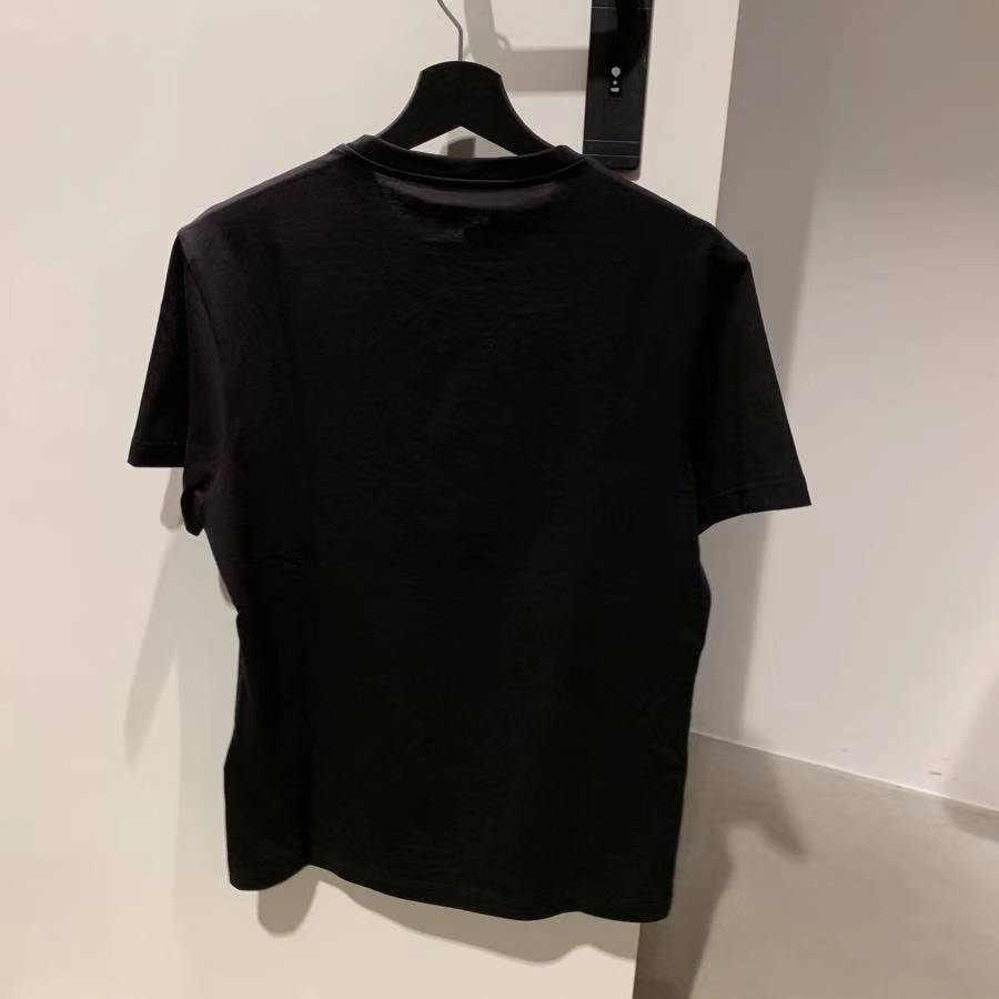 Versace Barocco Printed T-shirt In Black