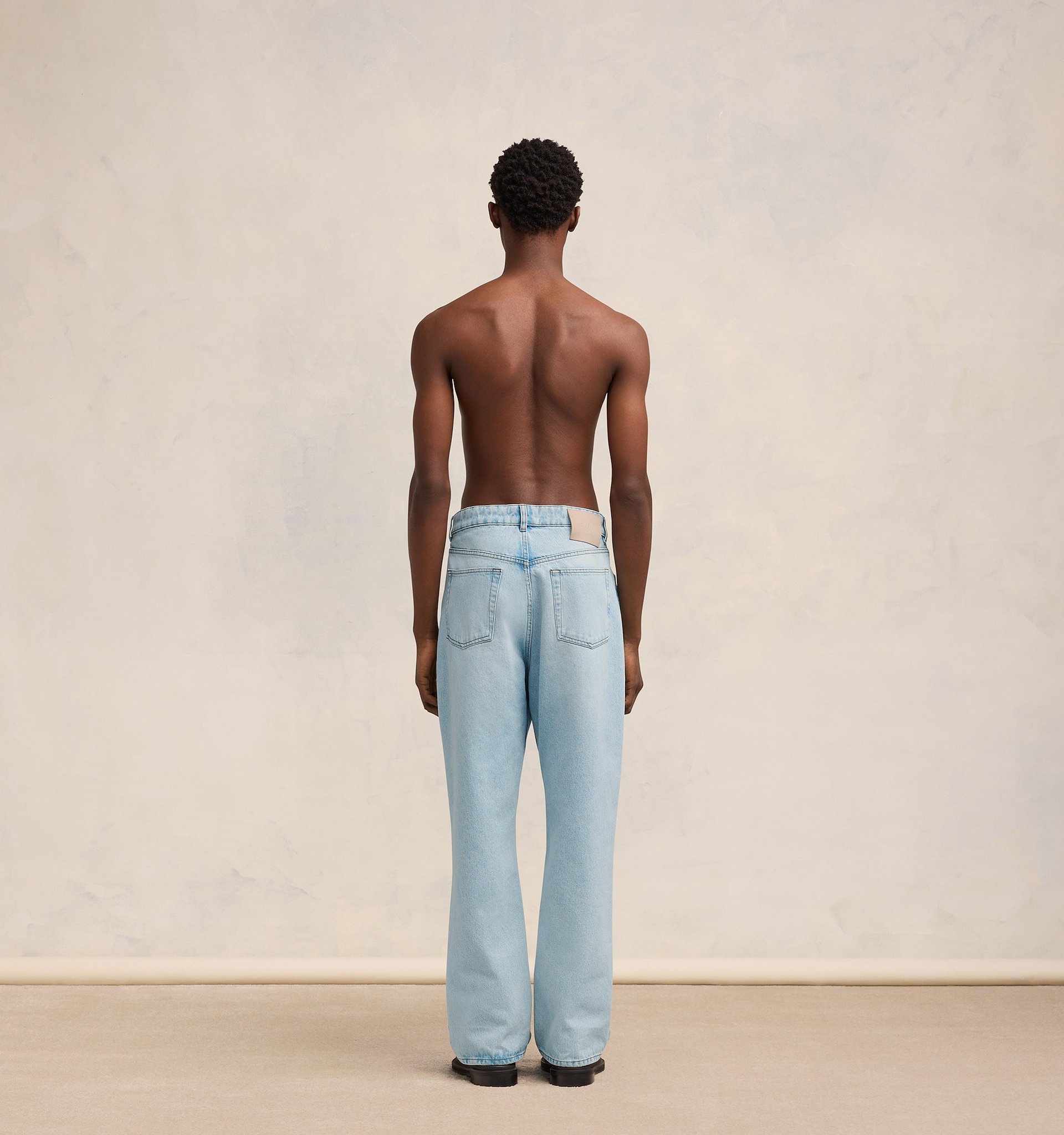 Ami Alexandre Mattiussi Mid-rise Straight-leg Jeans In Blue