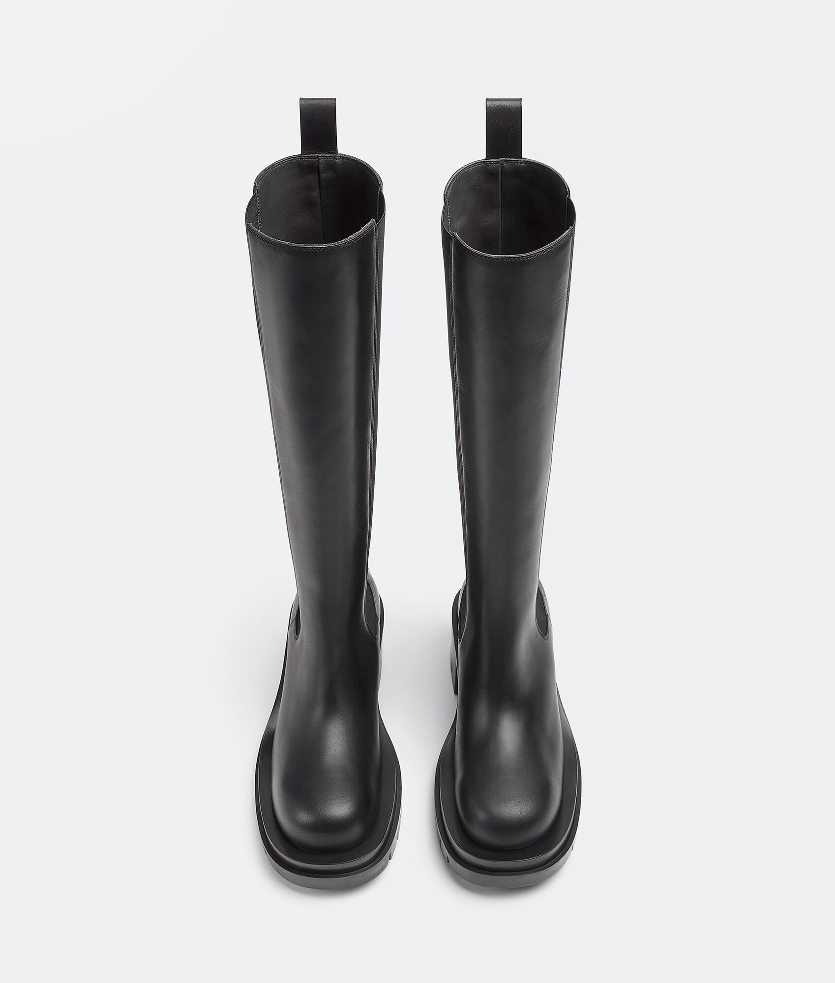 Bottega Veneta Lug 70mm Knee-length Boots In Black