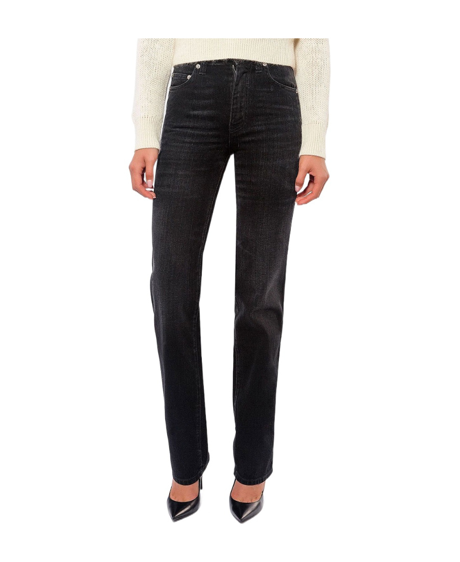 SAINT LAURENT BLACK STRAIGHT JEANS 