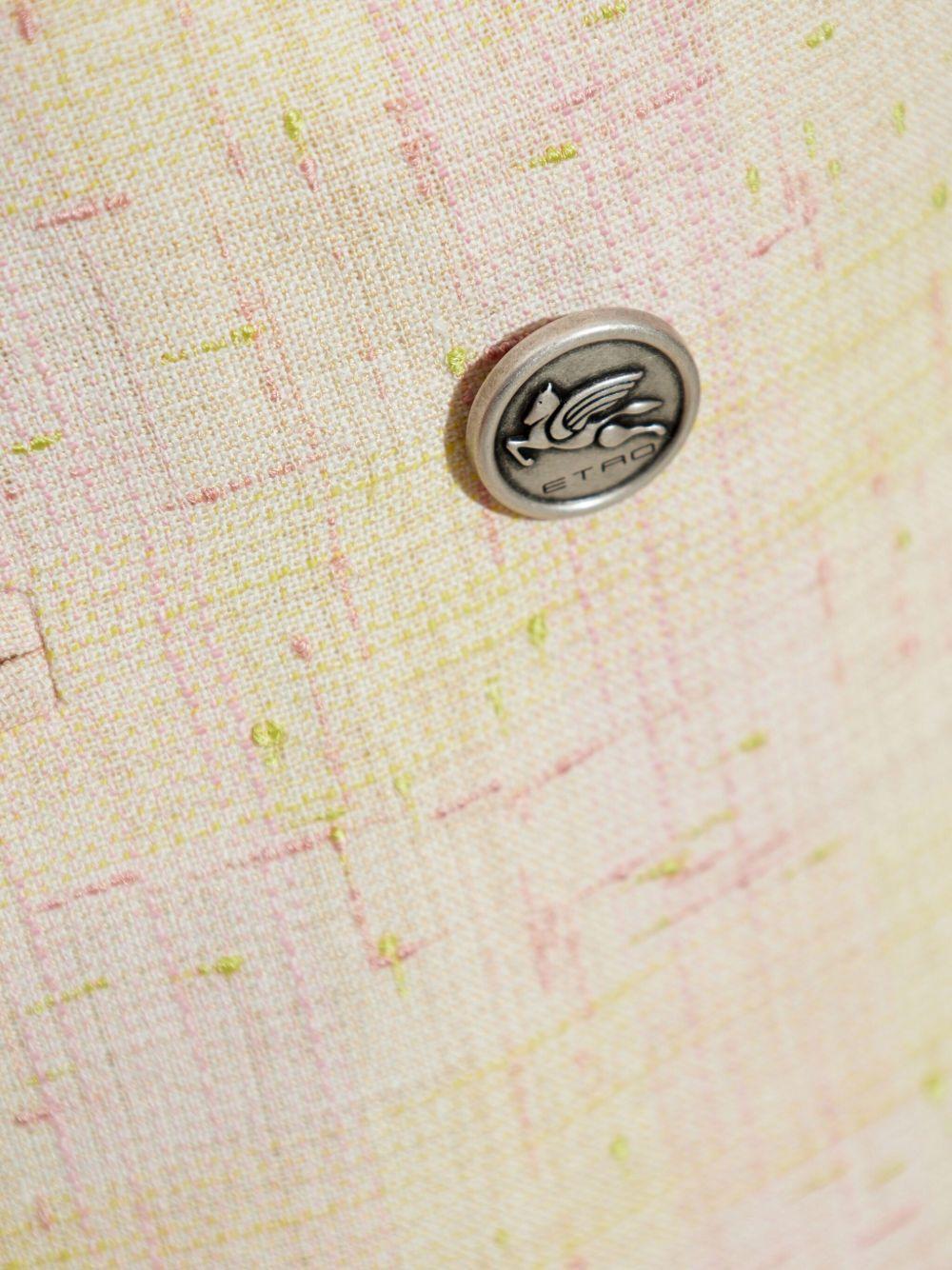 Etro Oversized Double-breasted Blazer In Neutral
