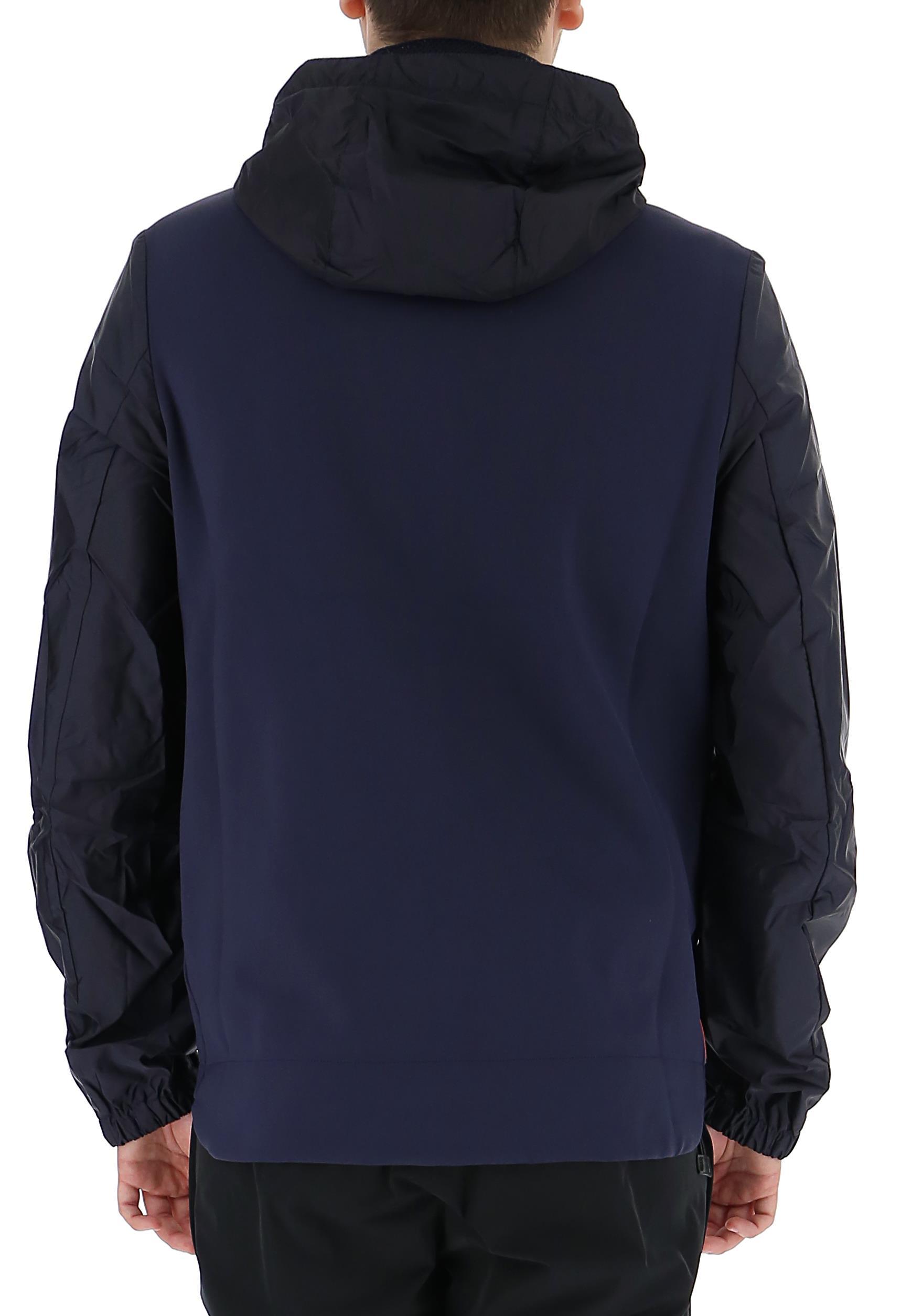 Prada Hooded Casual Jacket In Black