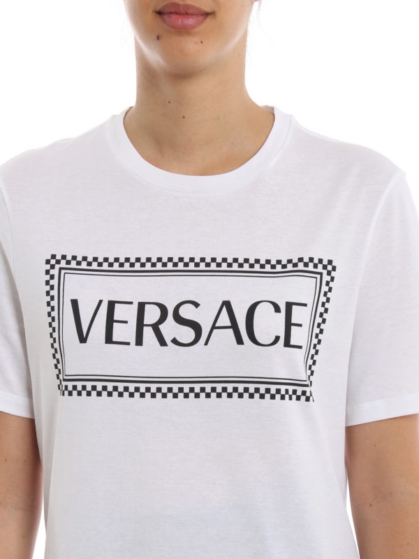 Versace Logo T-shirt In White