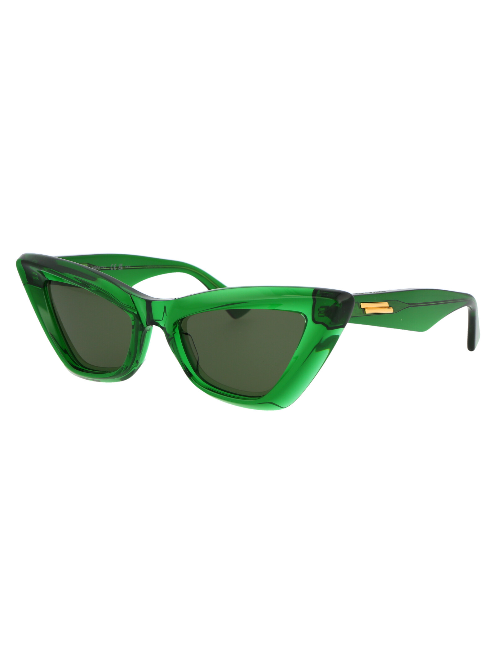 Bottega Veneta Eyewear Cat-eye Frame Sunglasses In Green