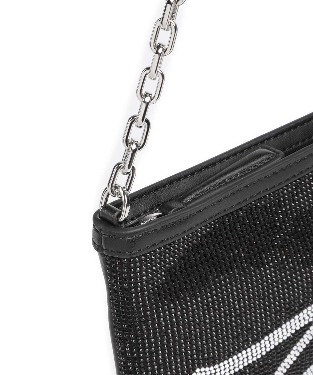 Karl Lagerfeld Logo Shoulder Bag In Black