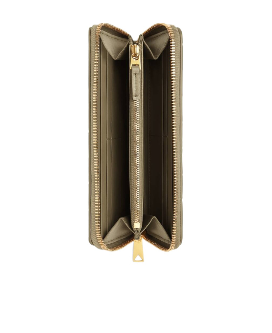 Bottega Veneta Logo Wallet In Brown