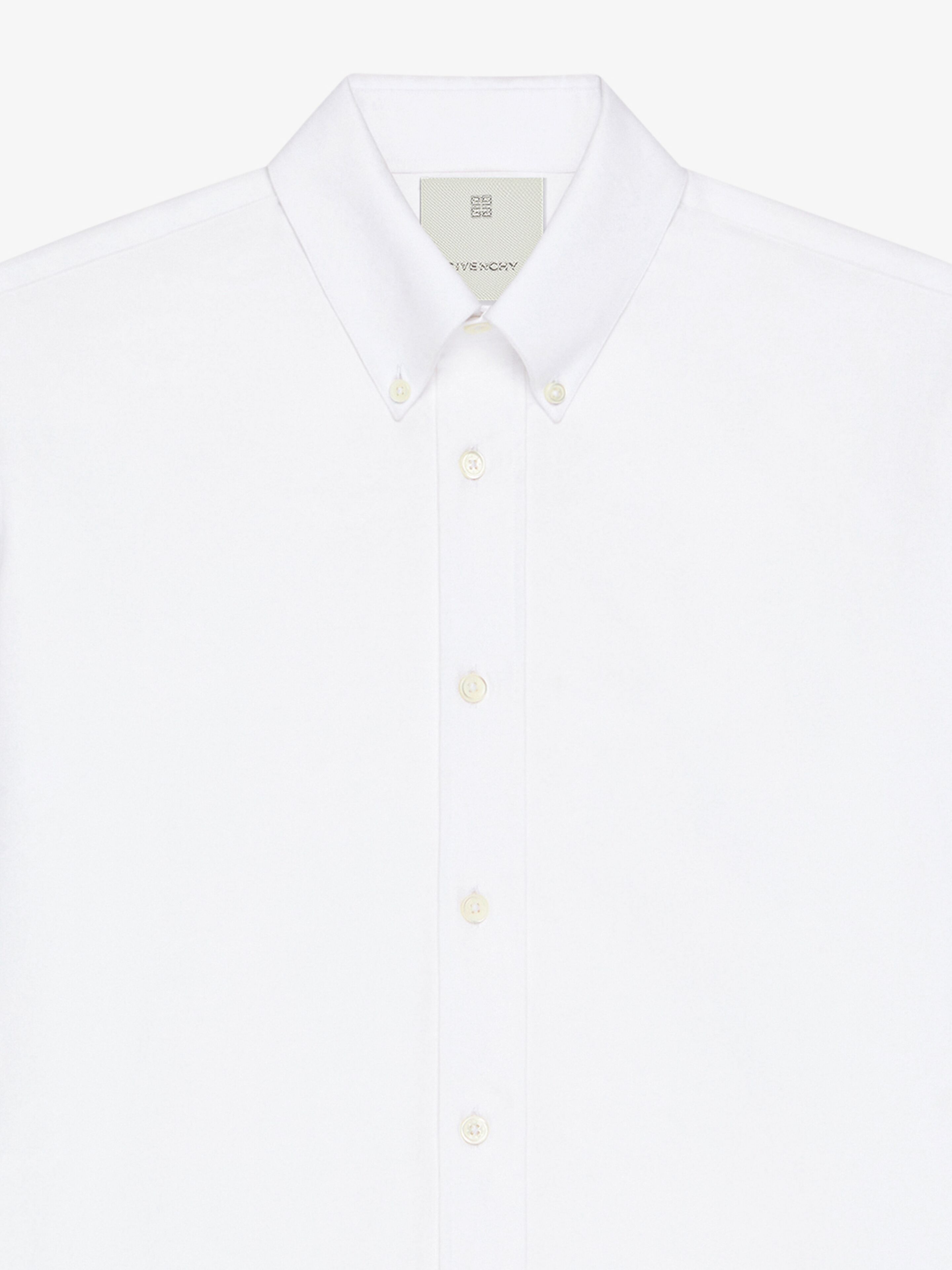 Givenchy Shirt In Monogram 72 Jacquard In White