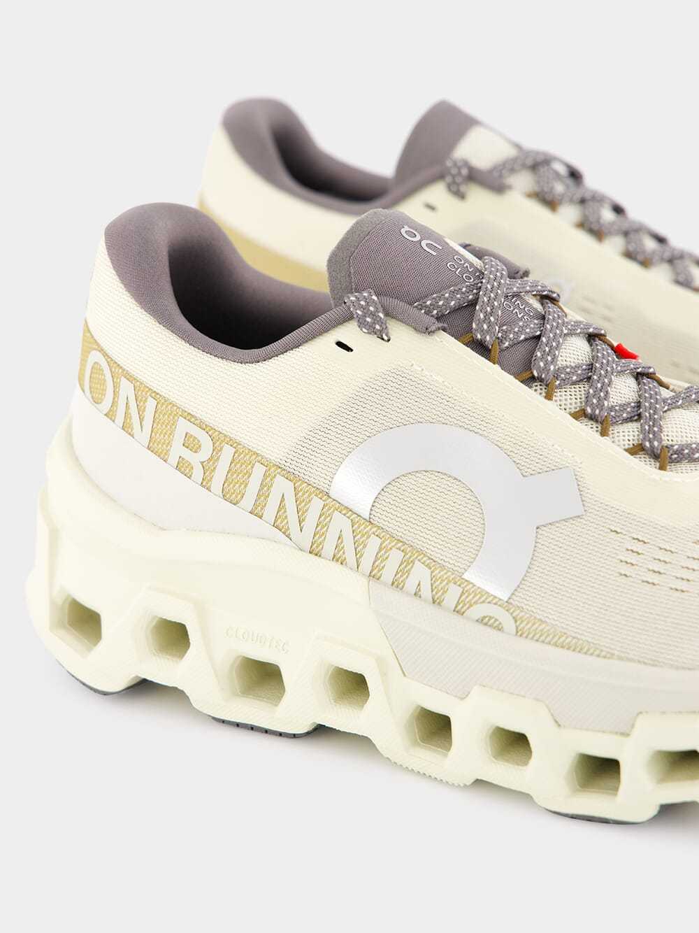 On Running Laced Sneakers In White