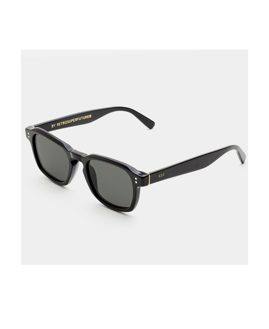 Retrosuperfuture Black Iconic Sunglasses In Gray