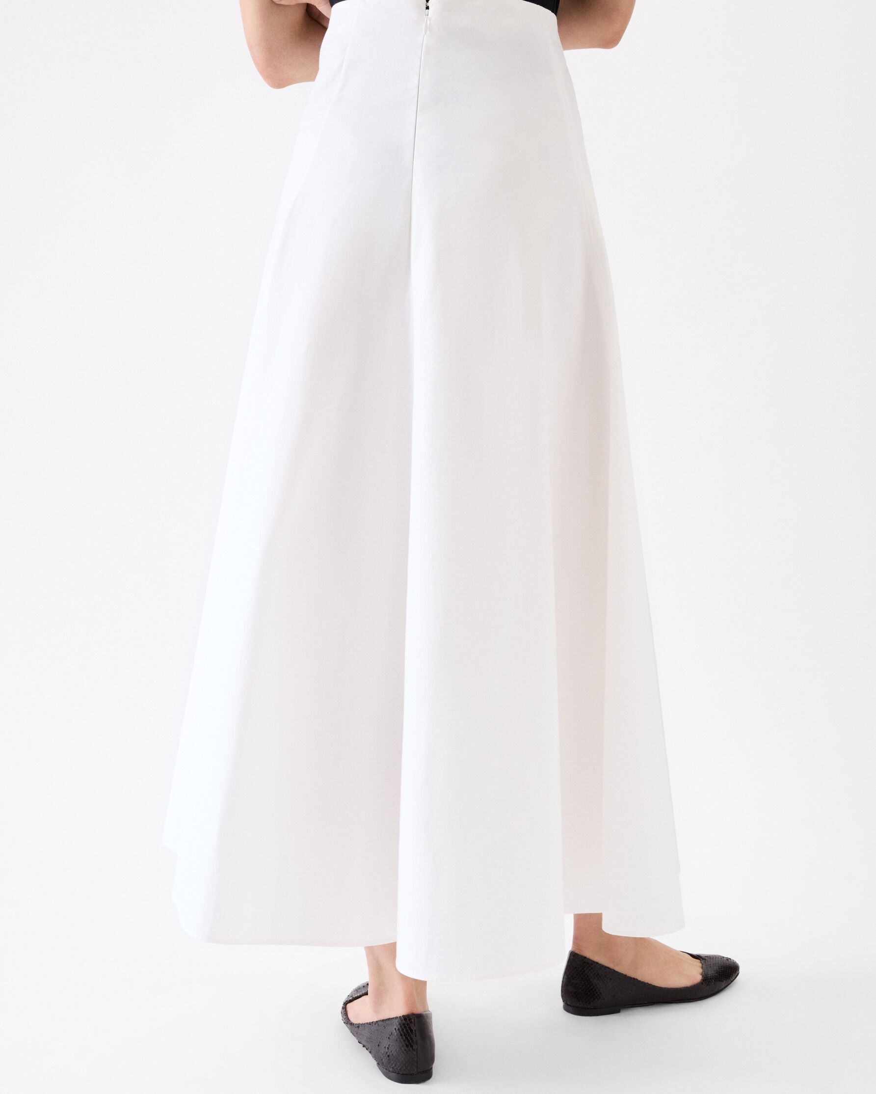 Jacquemus Flared Skirt In White
