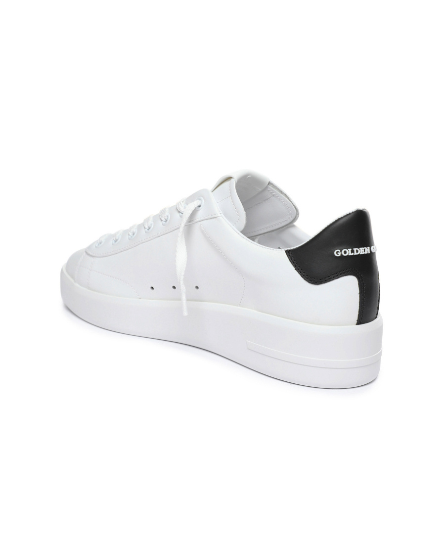 Golden Goose Mens Silver Com Pure Star Bio Logo-print Faux-leather Low-top Trainers In Gray