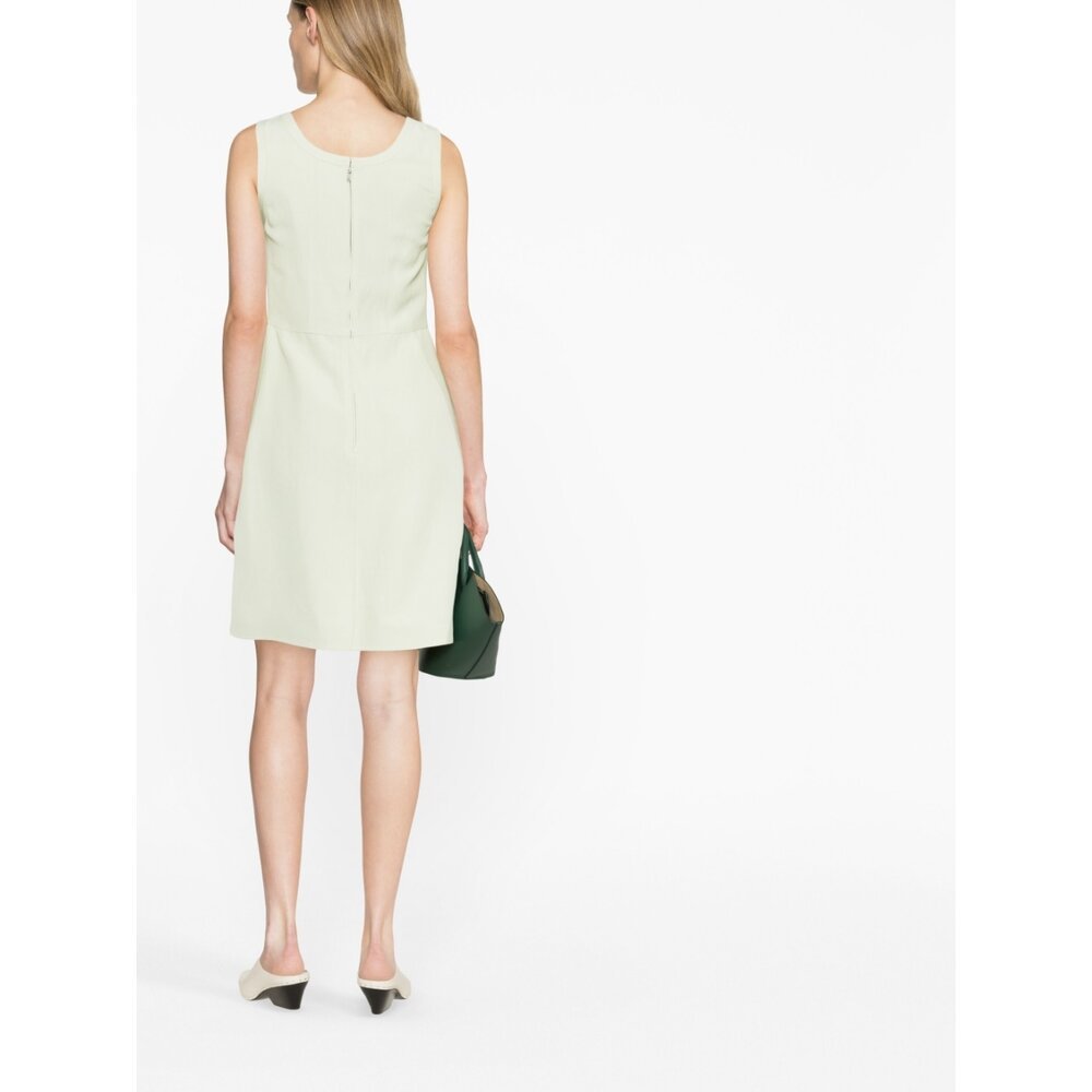 Jil Sander Sleeveless A-line Minidress In White