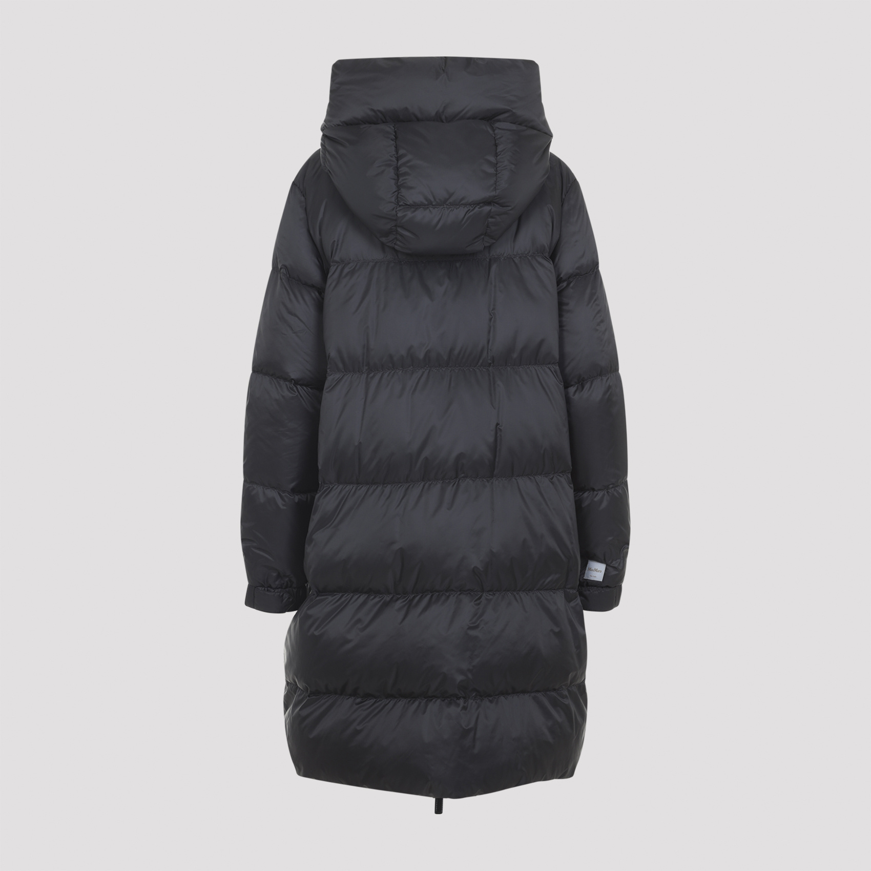 Max Mara The Cube Zip-up Hooded Jacket In Black