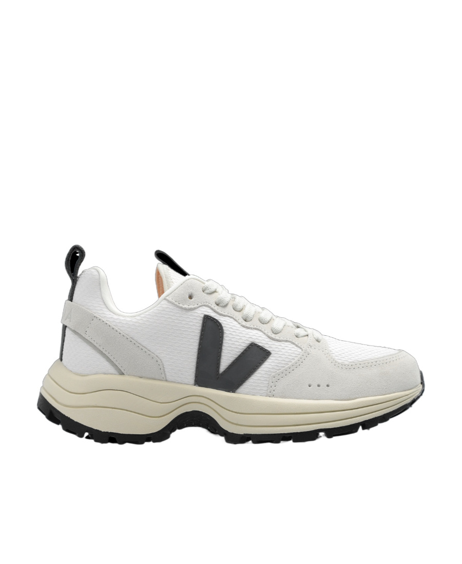 VEJA VENTURI ALVEOMESH LEATHER LOW-TOP SNEAKERS