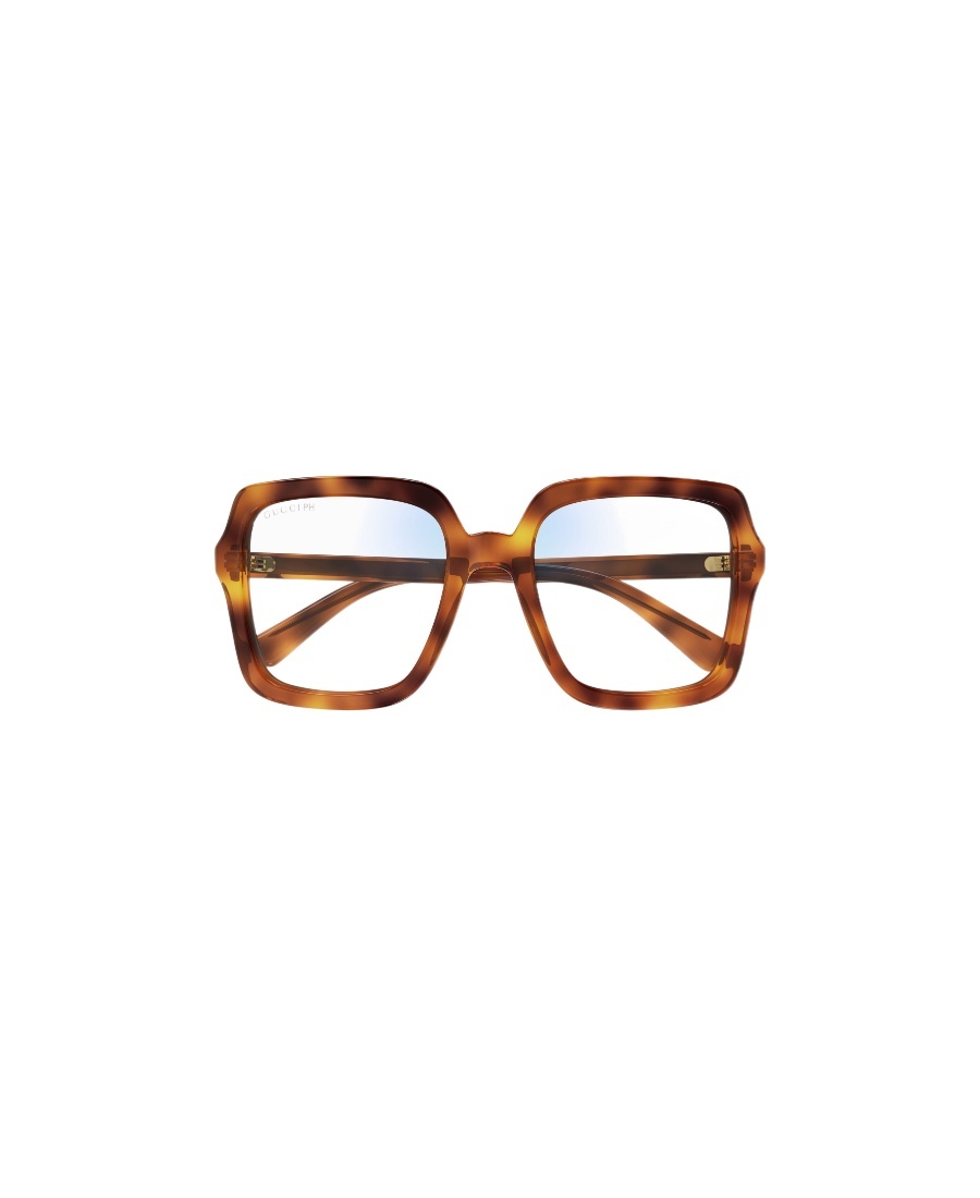 Gucci Eyewear Square Frame Glasses In Brown