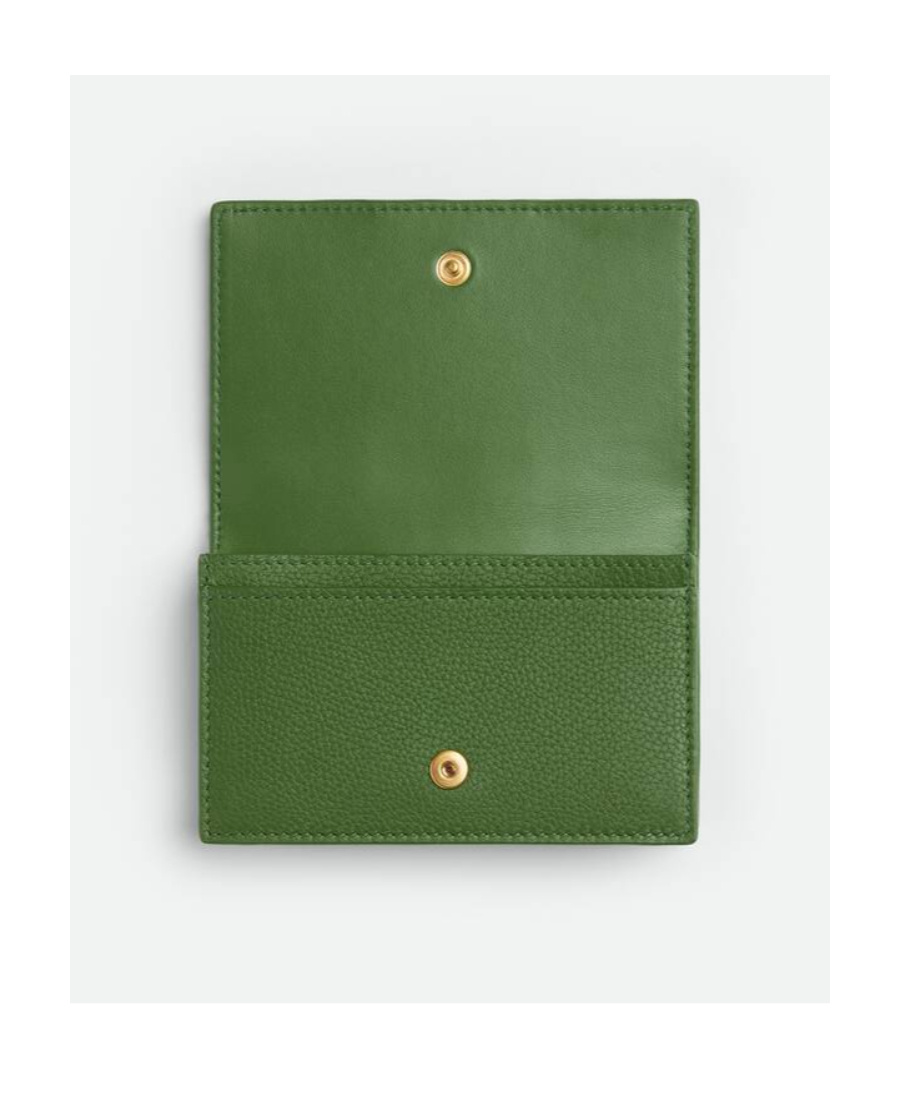 BOTTEGA VENETA LOGO GRAIN CARD BAG