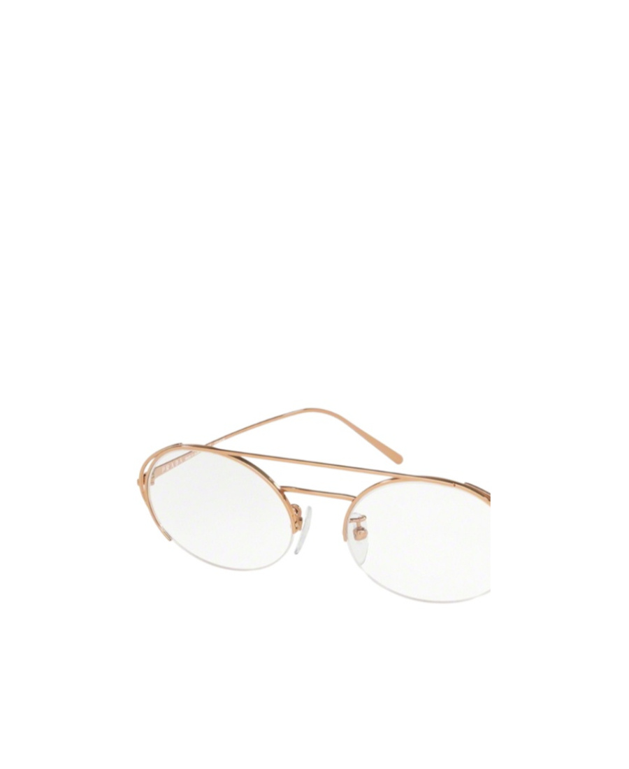 Prada Circular Flat Mirror In White