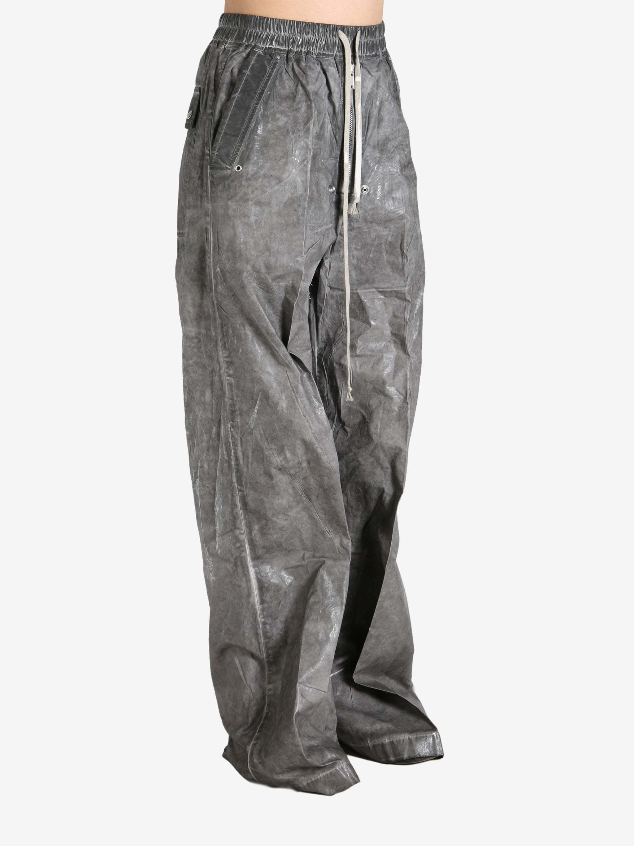 Rick Owens Drkshdw Gray Hollywood Geth Belas Lounge Pants In Black
