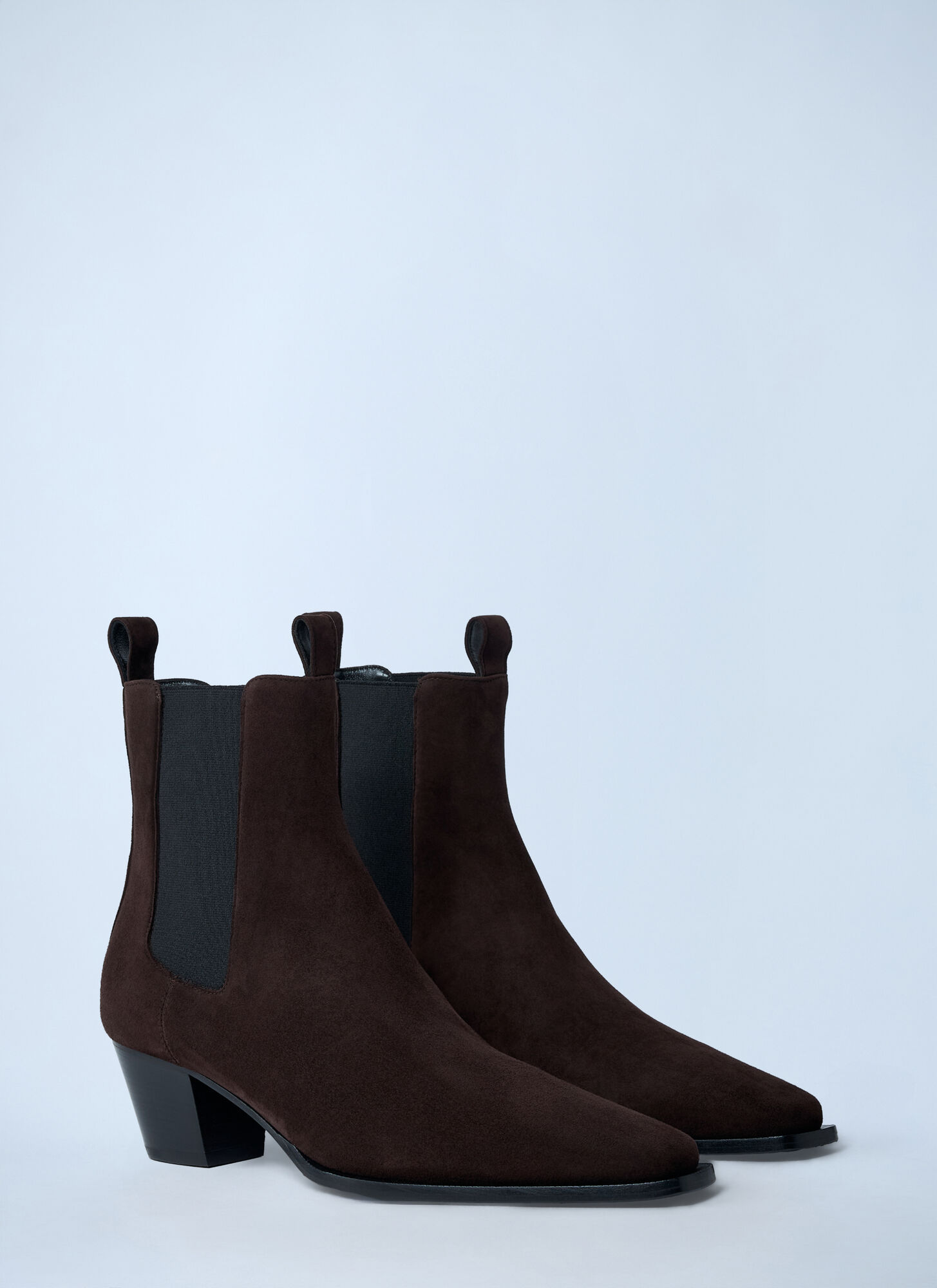 Totême Toteme The City 45 Suede Chelsea Boots In Brown