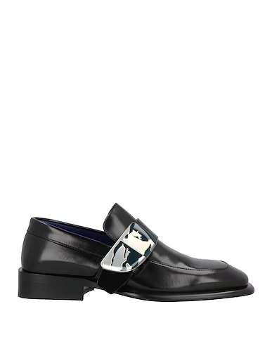 Burberry Patent Leather Loafers In Black