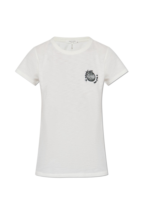 Rag & Bone Multi T-shirt In White