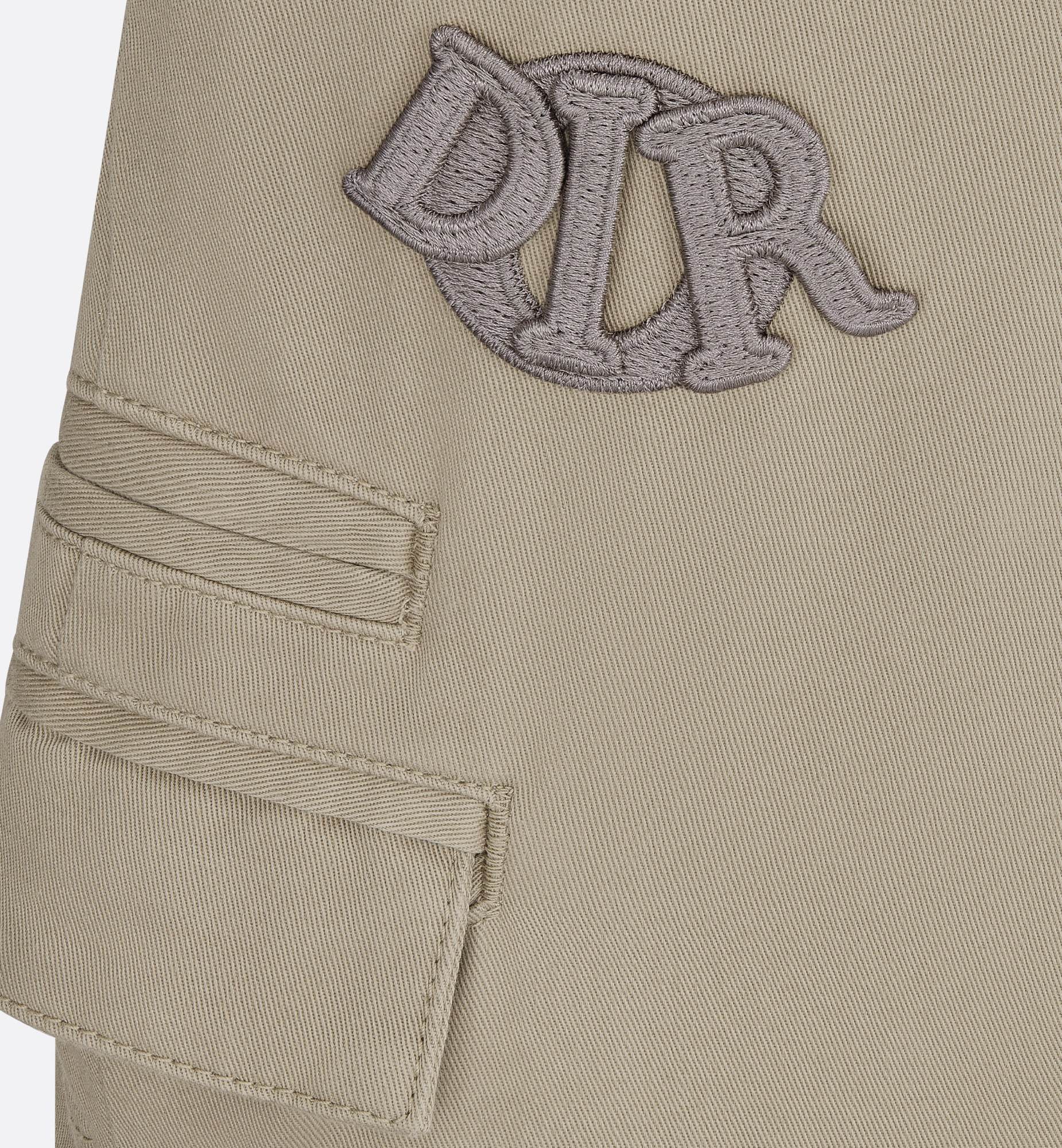 Dior Belt Ring Shorts In White