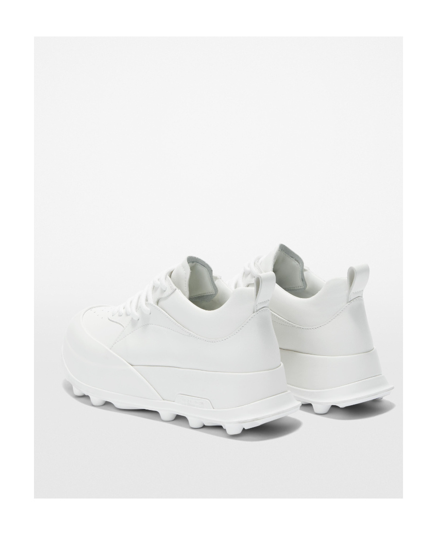 Shop Jil Sander Orb Sneakers In White