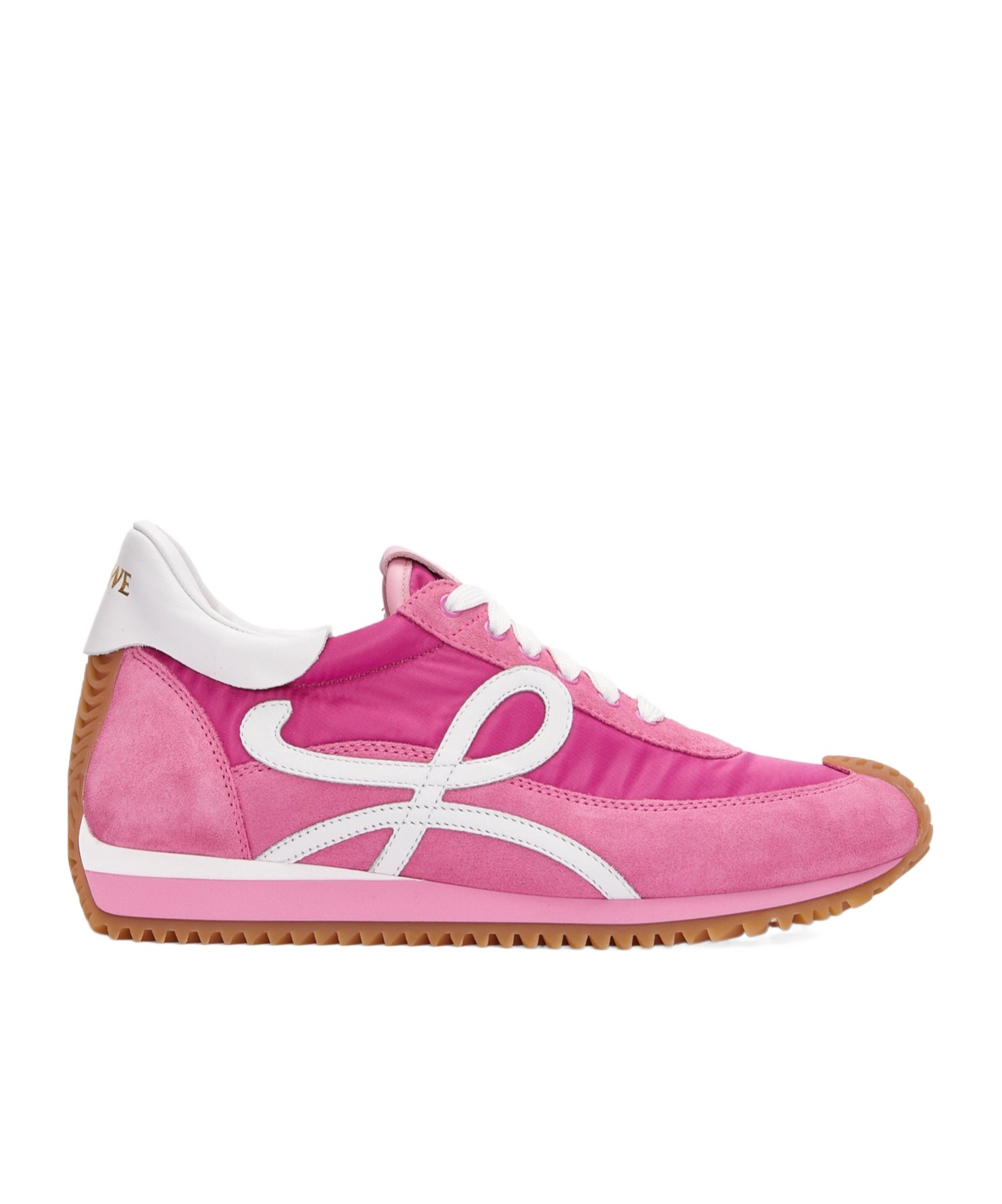 Loewe Flow Runner Lace-up Low-top Sneakers In Pink