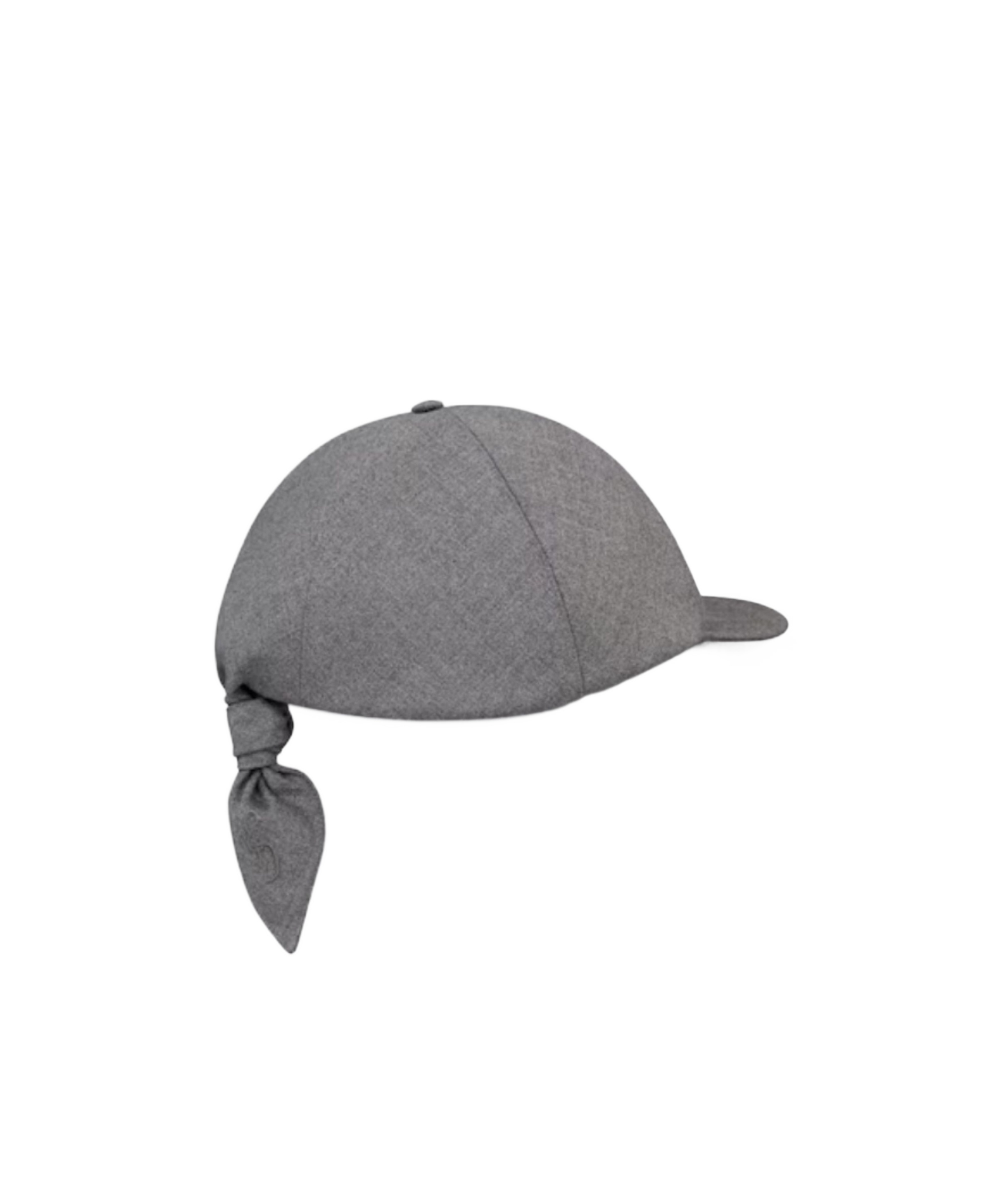 Shop Dior Strapped To Decorate A Wool Baseball Hat In Gray